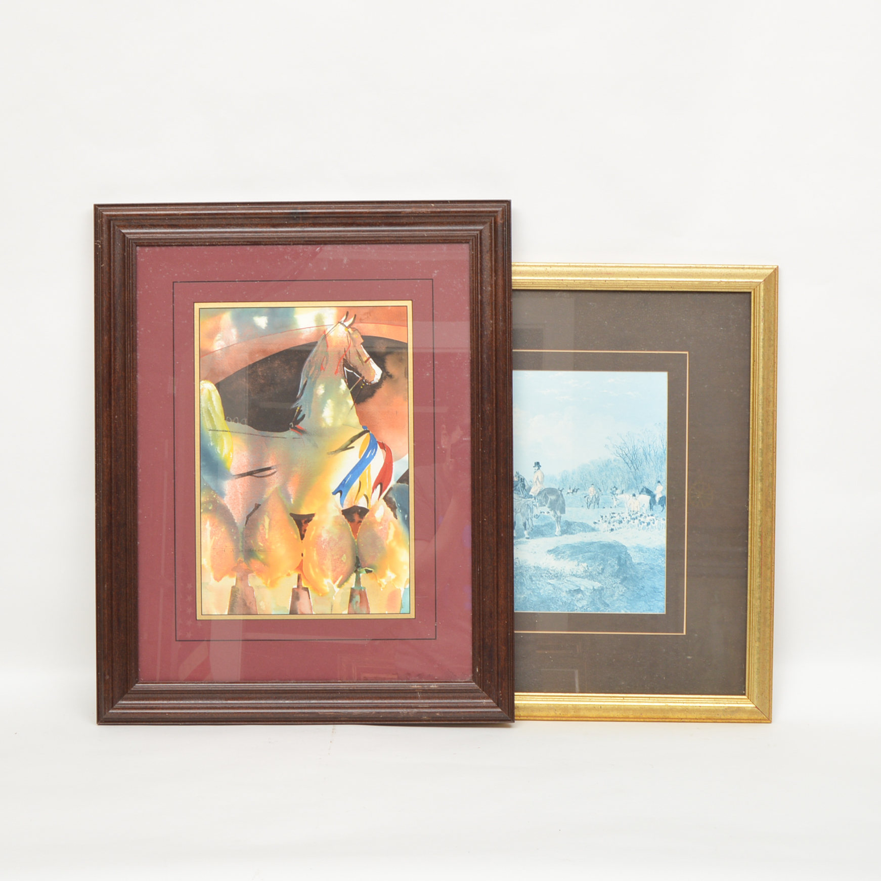 Framed Equestrian Wall Art