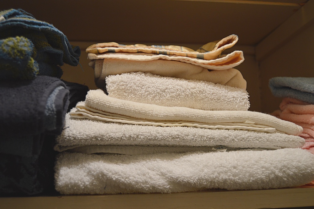 Bath and Bed Linen Closet Cleanout