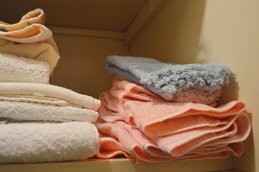 Bath and Bed Linen Closet Cleanout