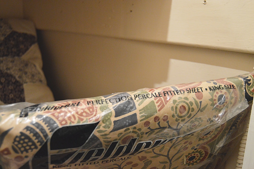 Bath and Bed Linen Closet Cleanout