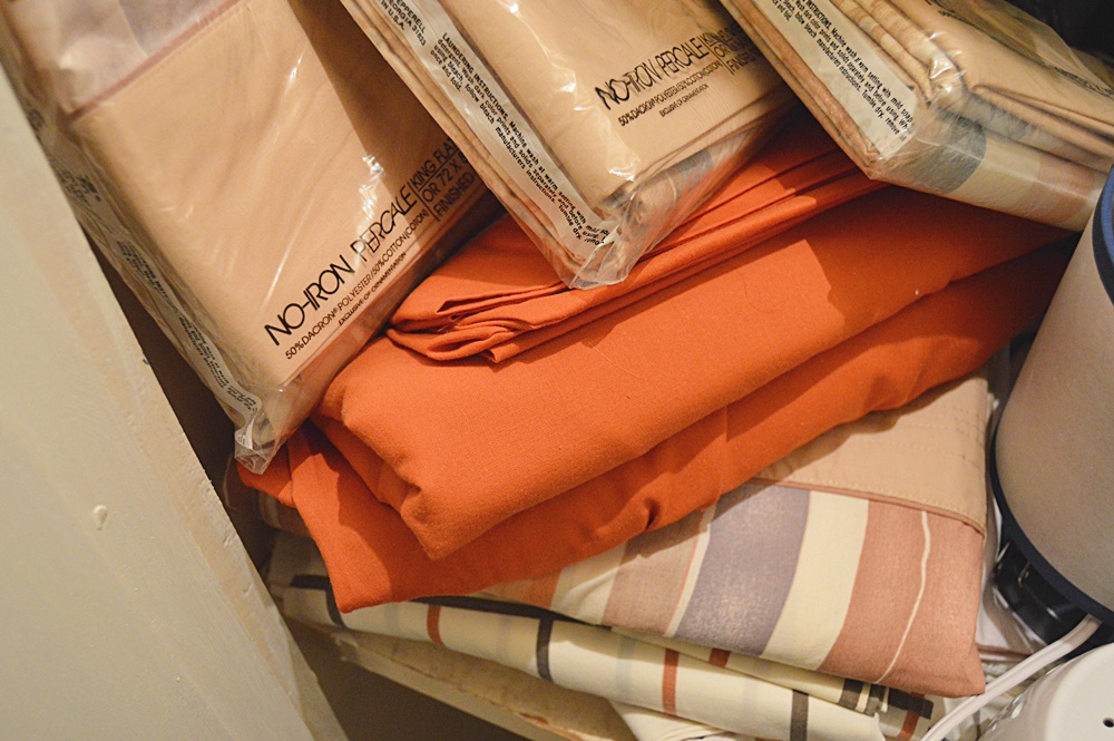 Bath and Bed Linen Closet Cleanout