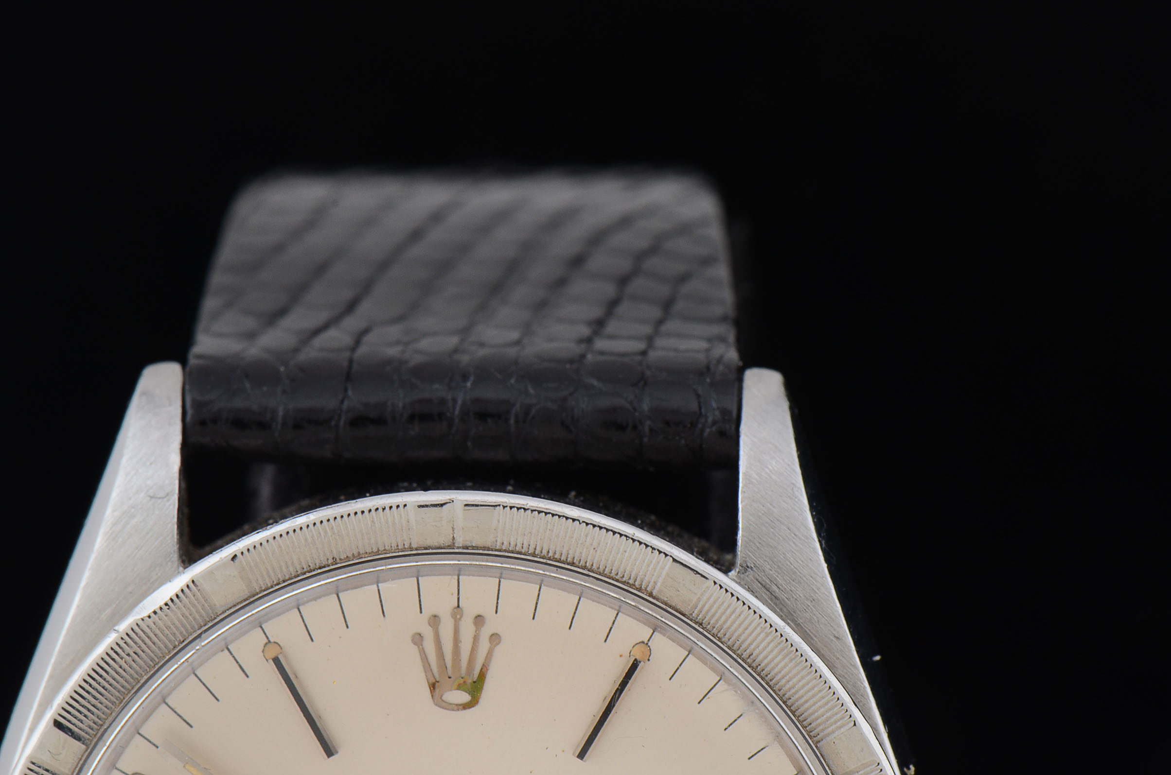 Rolex Perpetual Stainless with Leather Speidel Band #21