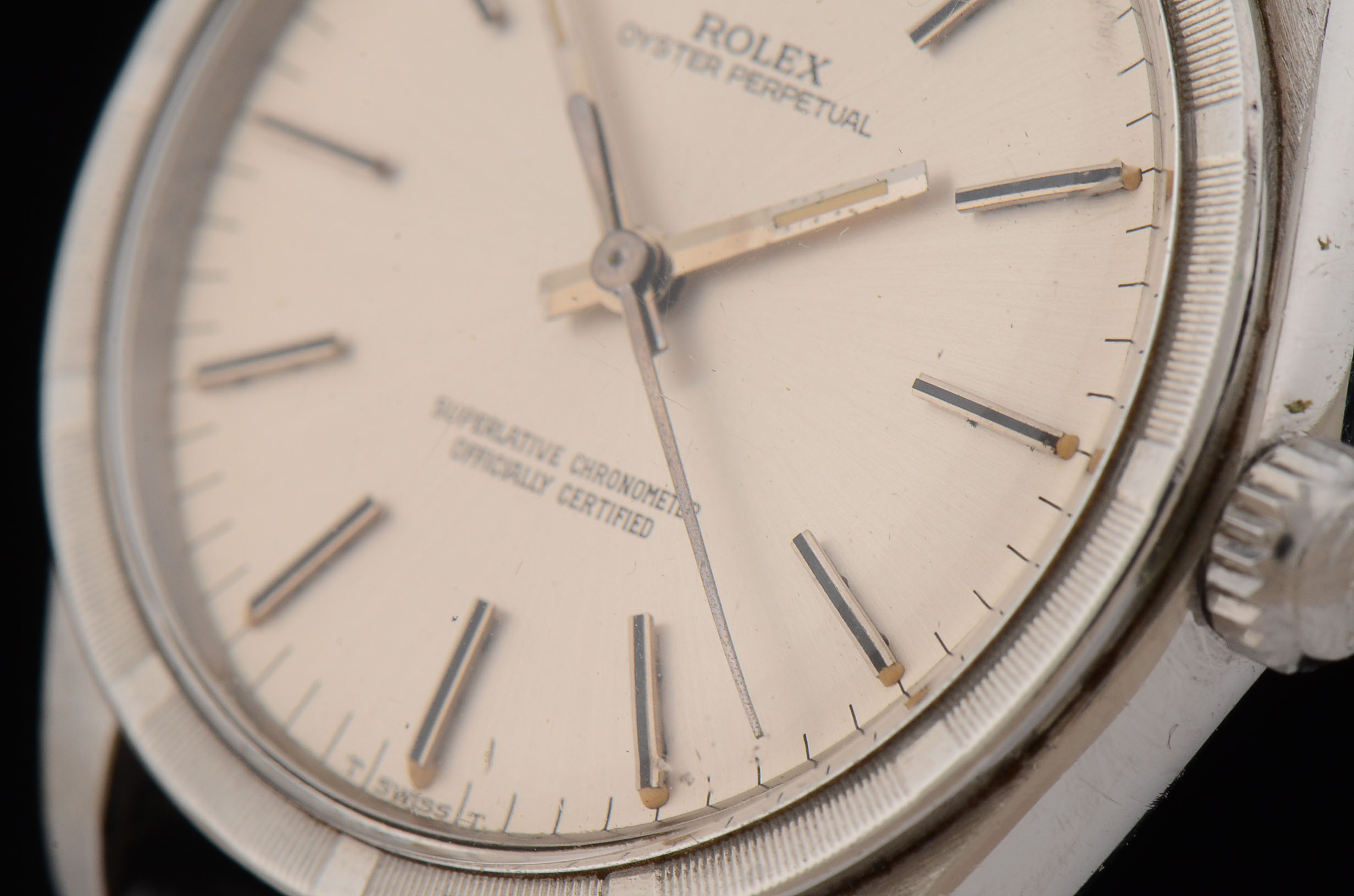 Rolex Perpetual Stainless with Leather Speidel Band #21