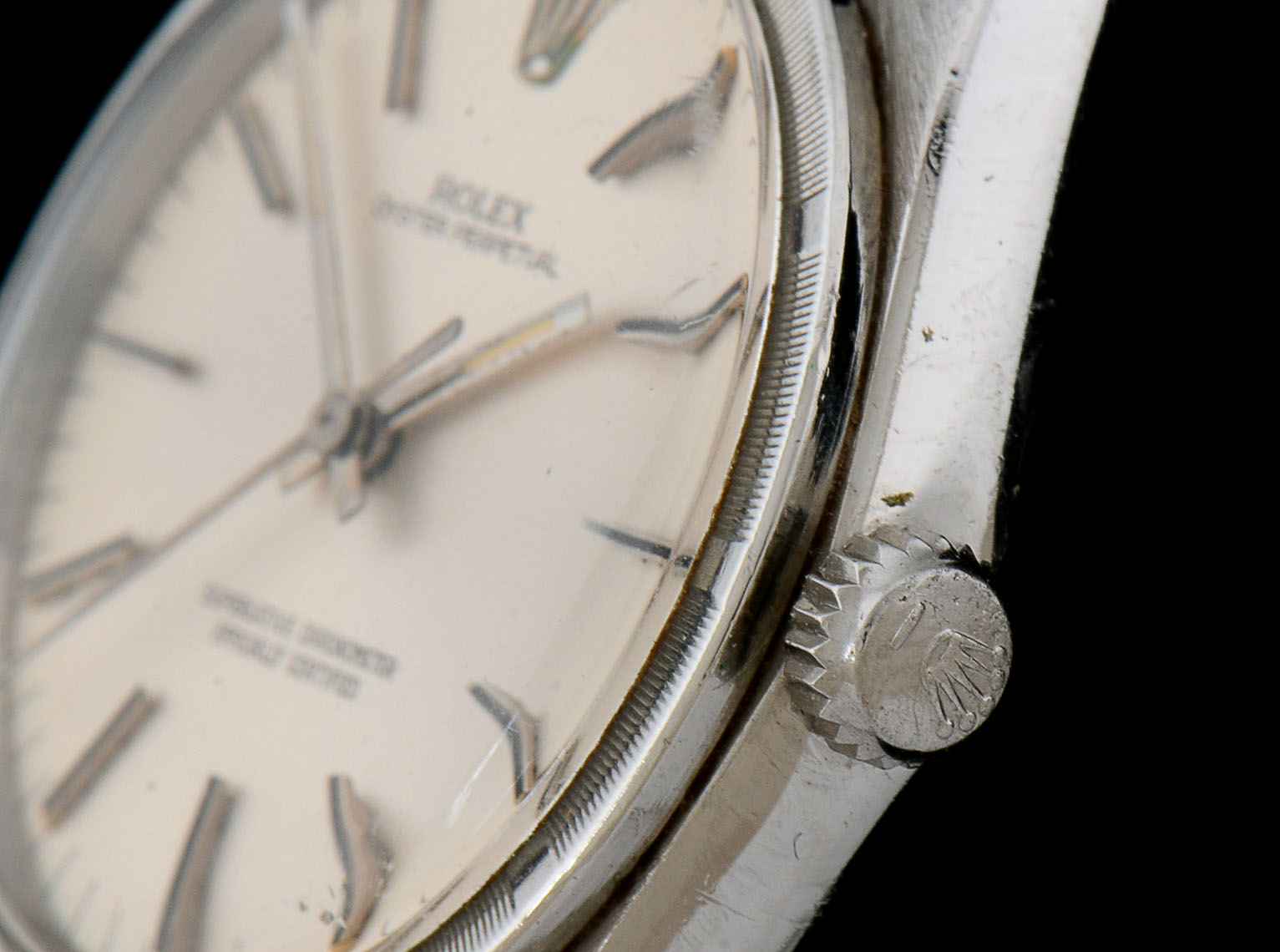 Rolex Perpetual Stainless with Leather Speidel Band #21