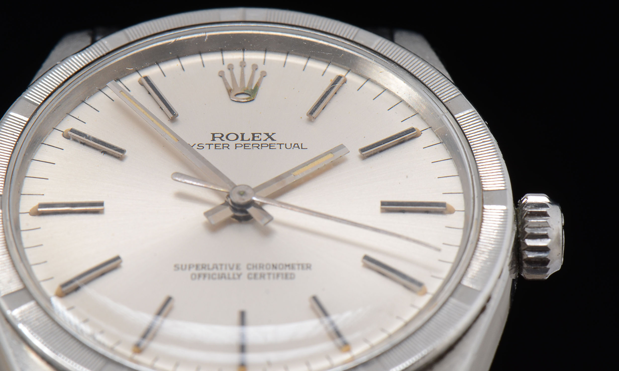 Rolex Perpetual Stainless with Leather Speidel Band #21