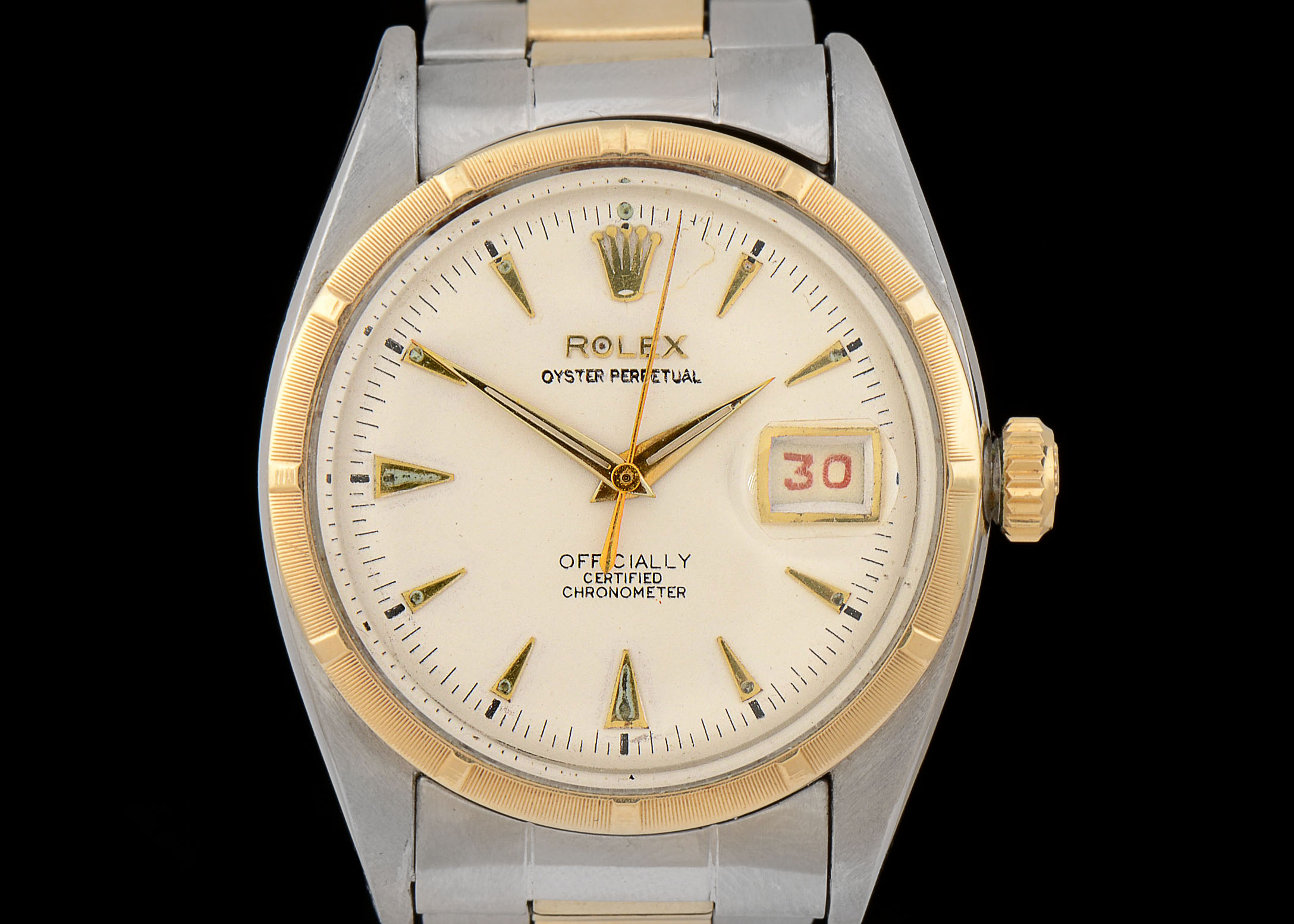 Rolex Oyster Perpetual Two Tone Datejust