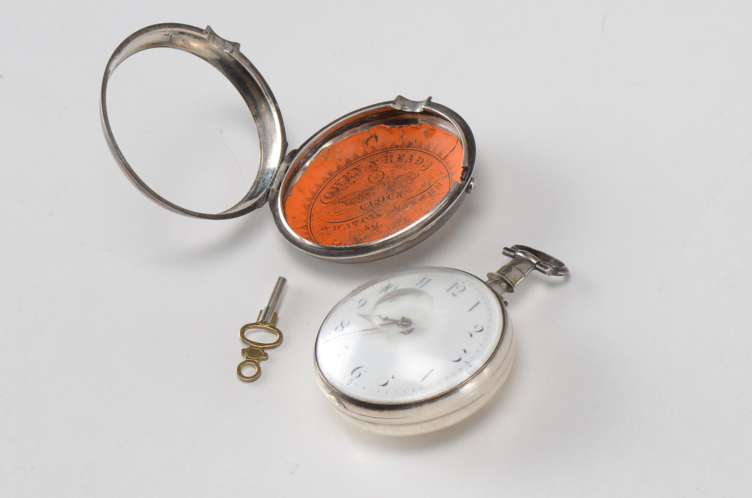 English Fusee Pocket Watch O Nelson Maker