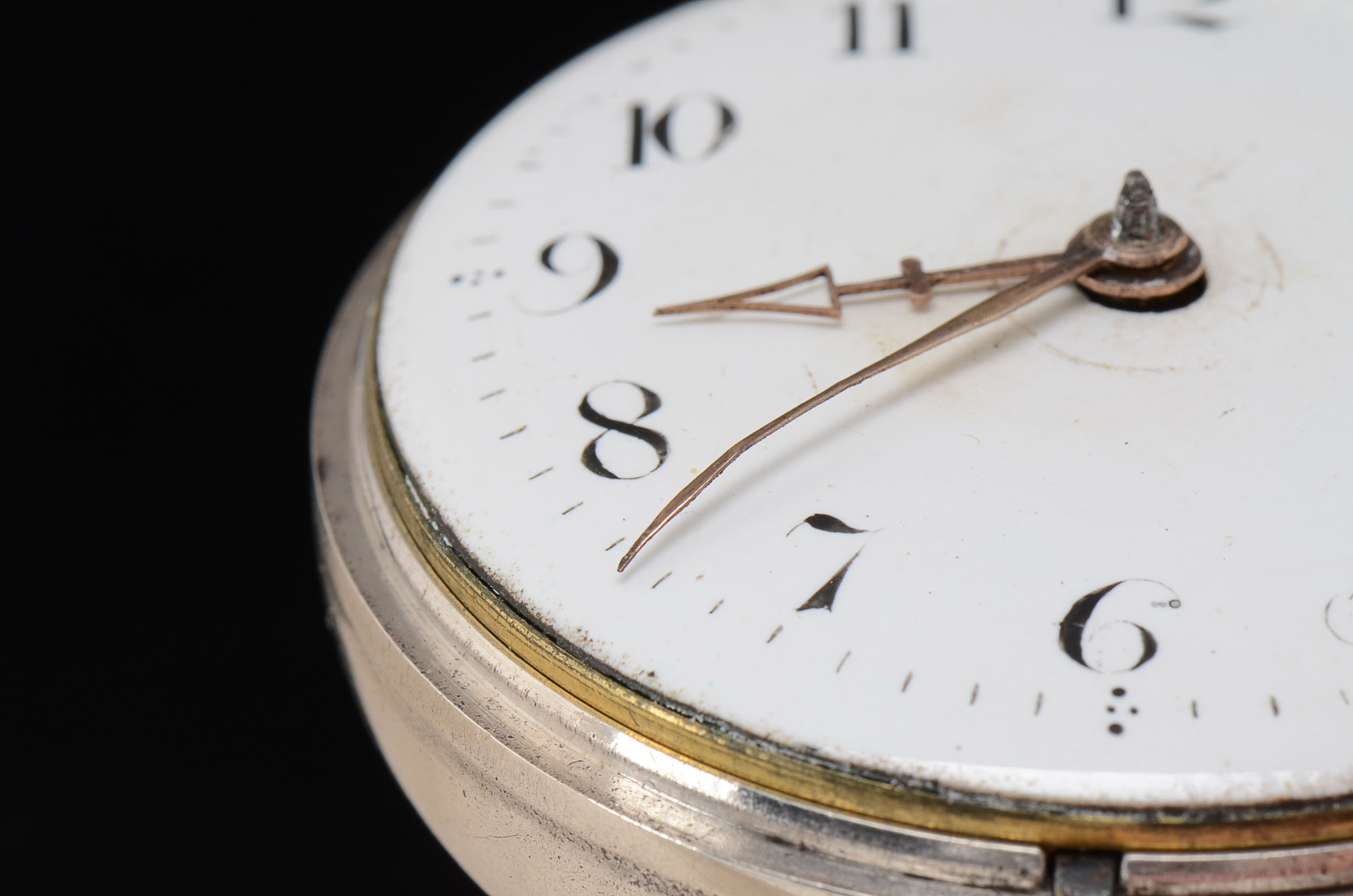 English Fusee Pocket Watch O Nelson Maker