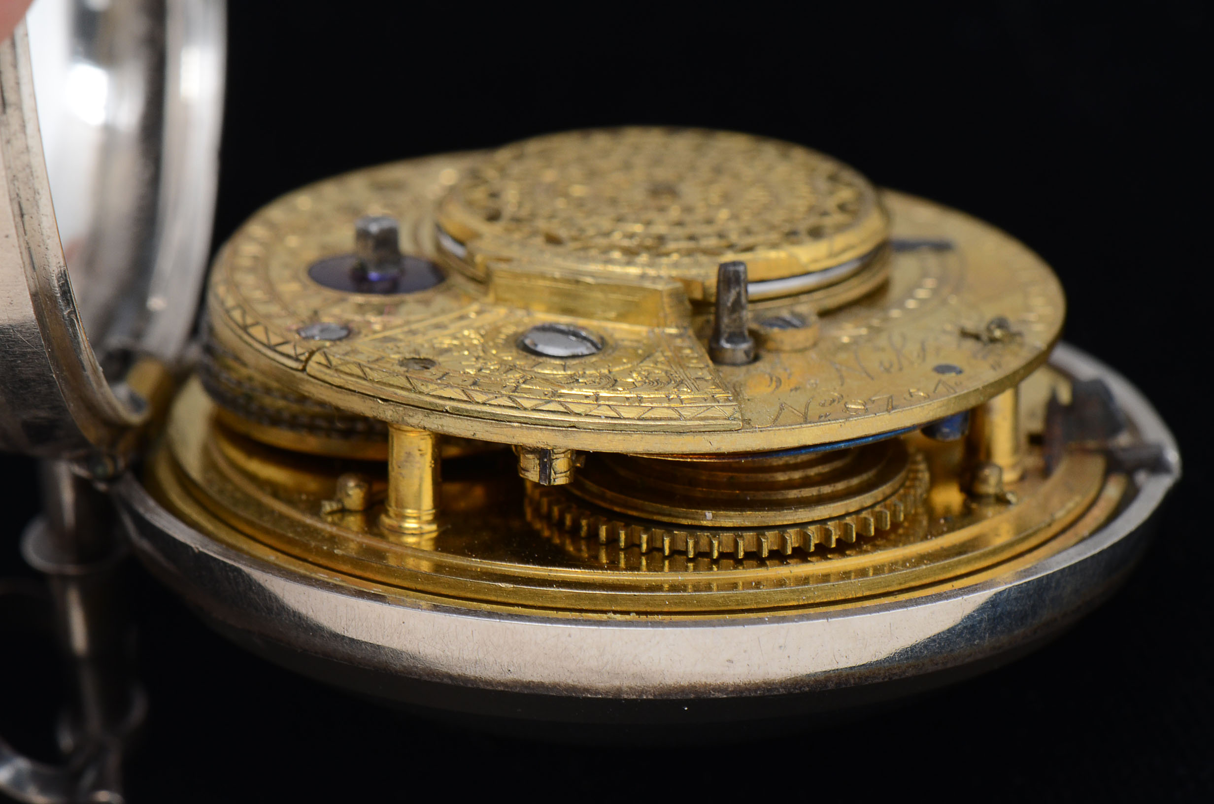 English Fusee Pocket Watch O Nelson Maker