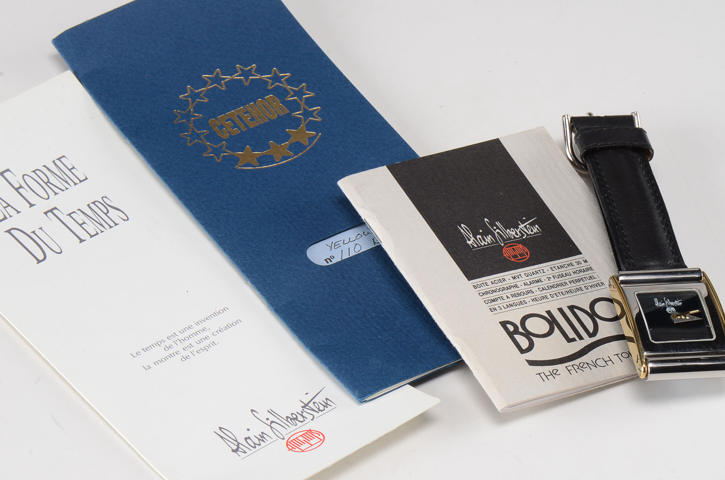 French Quartz Alain Silberstein Bolido Wrist Watch