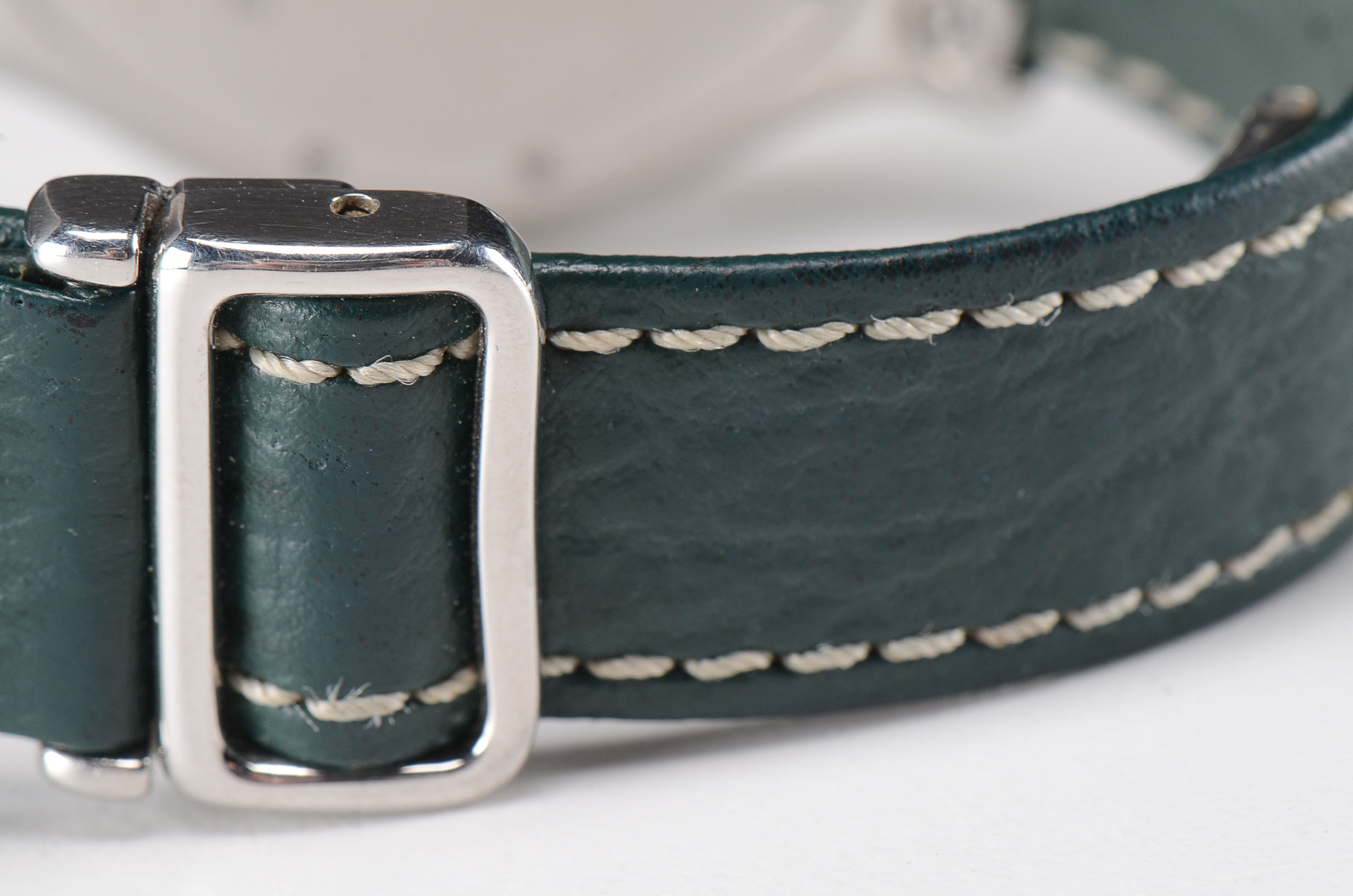 Ebel Voyager Automatic Wrist Watch with Dark Green Leather Band