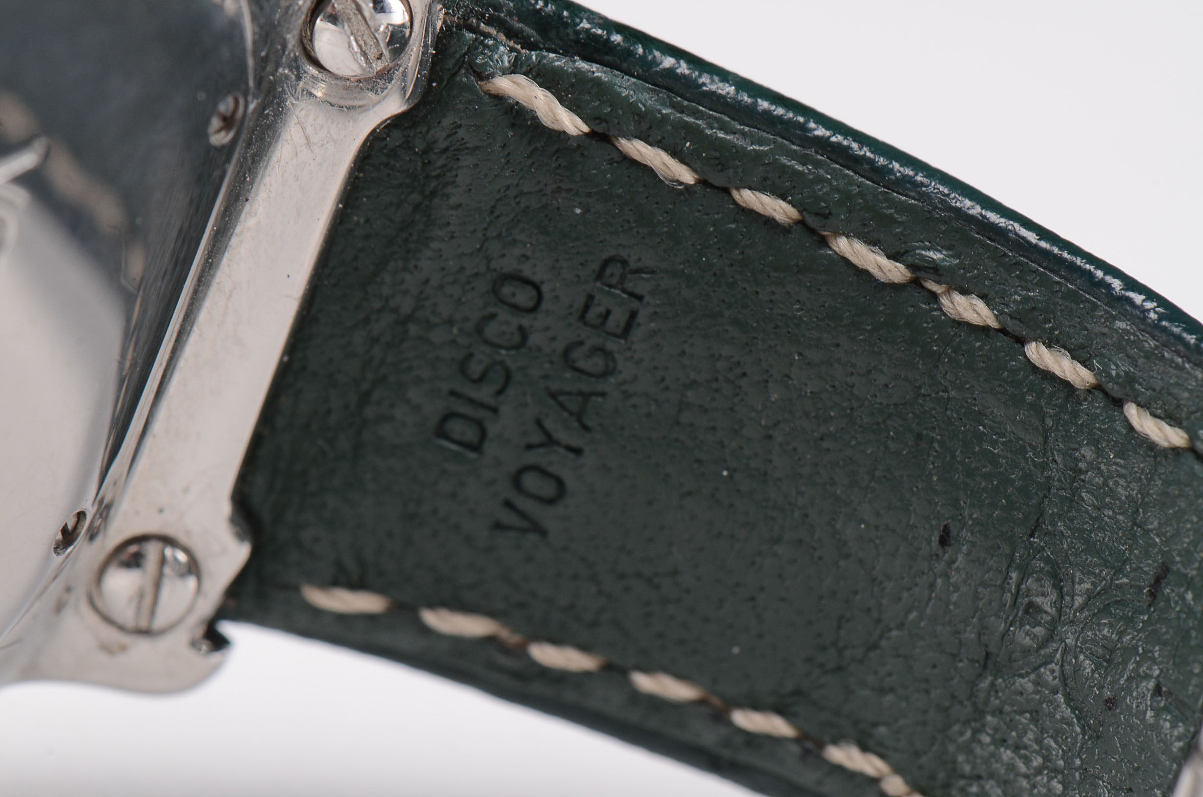 Ebel Voyager Automatic Wrist Watch with Dark Green Leather Band