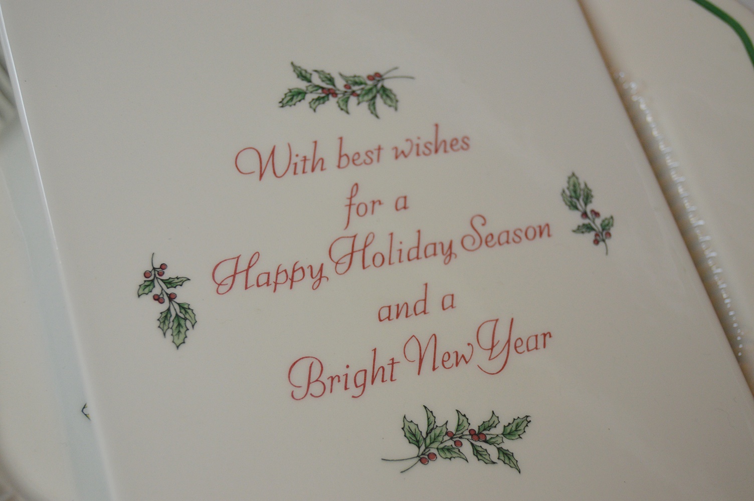 Nikko "Classic Collection" Christmas China