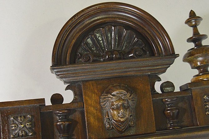 Antique German Porcelain Face Wall Clock