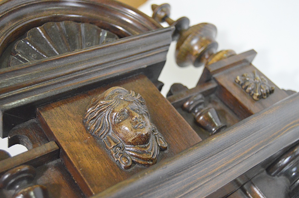 Antique German Porcelain Face Wall Clock