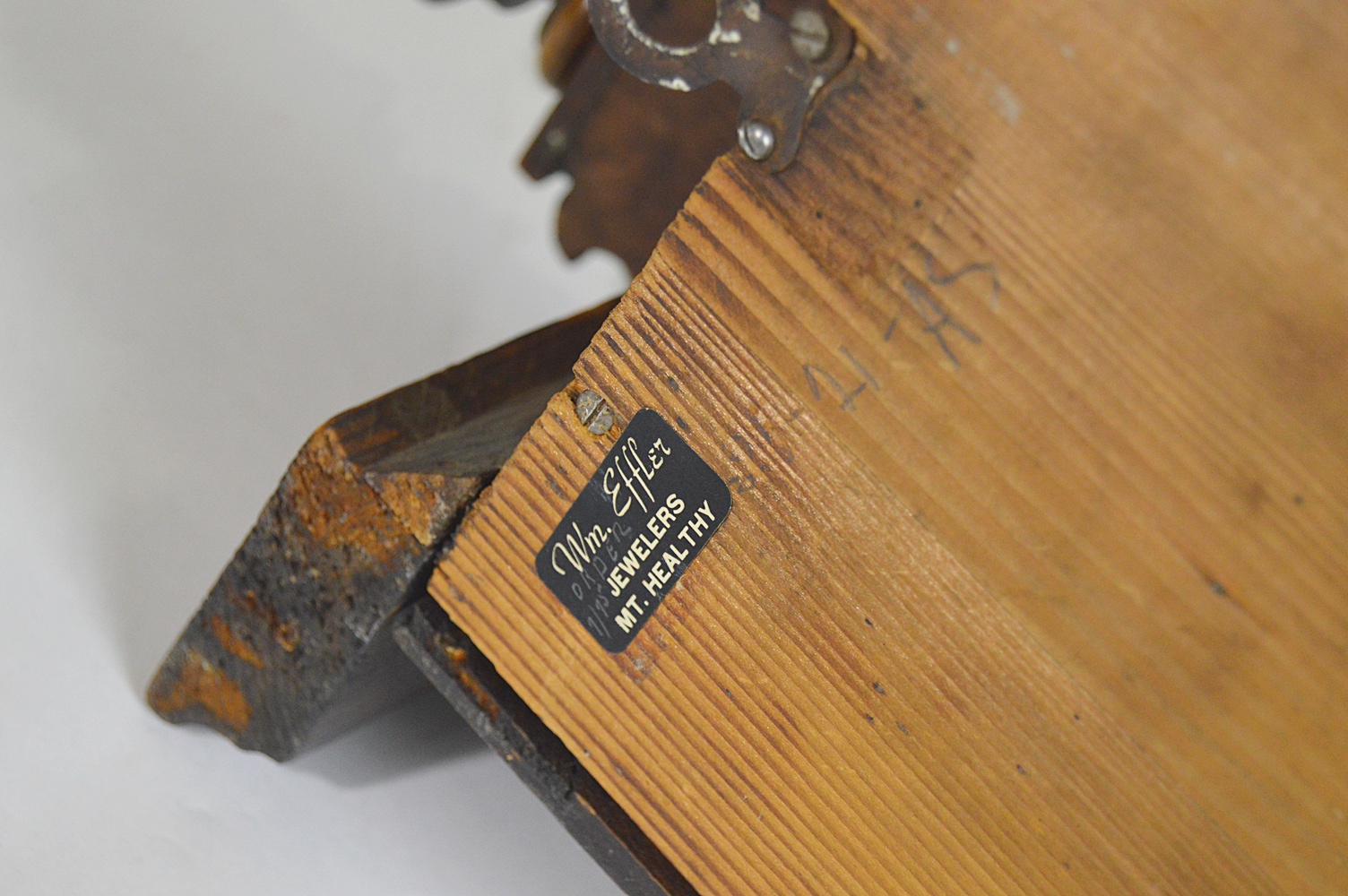 Antique German Porcelain Face Wall Clock