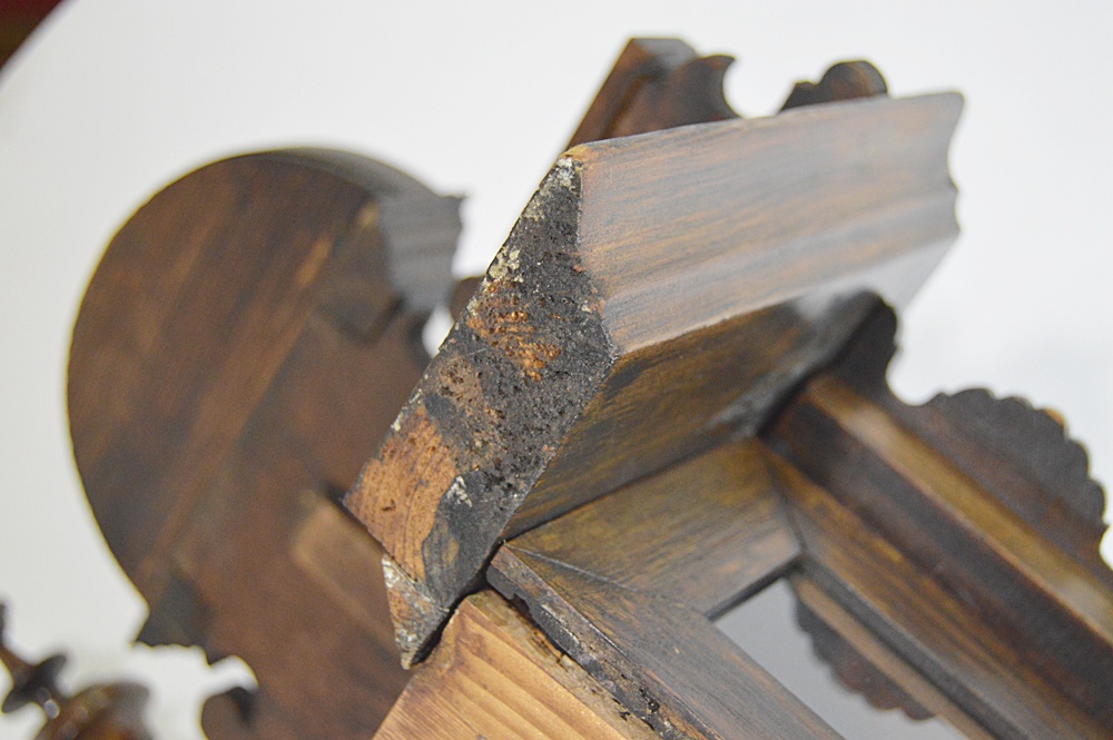 Antique German Porcelain Face Wall Clock