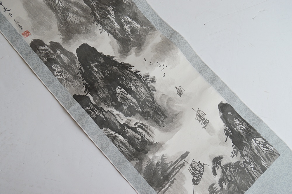 Original Signed Chinese Scroll Painting