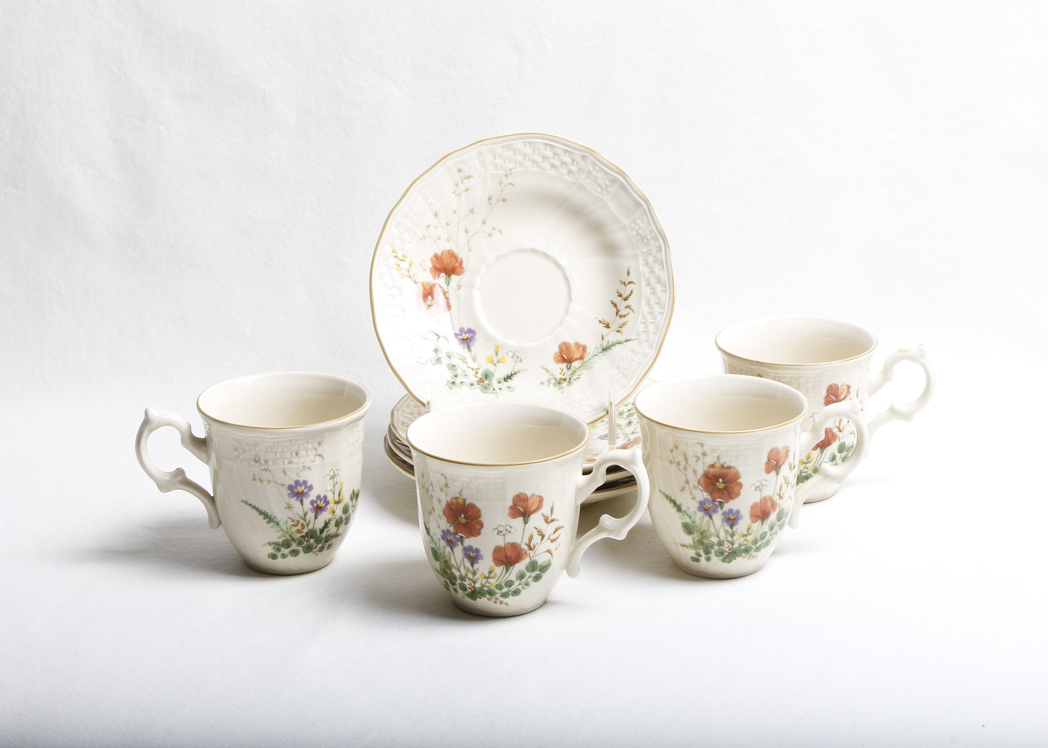 Four Settings of Mikasa Fine Ivory Margaux Dishware