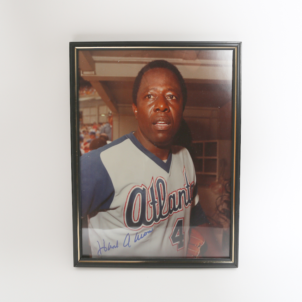 Authenticated Hank Aaron Autographed Photo