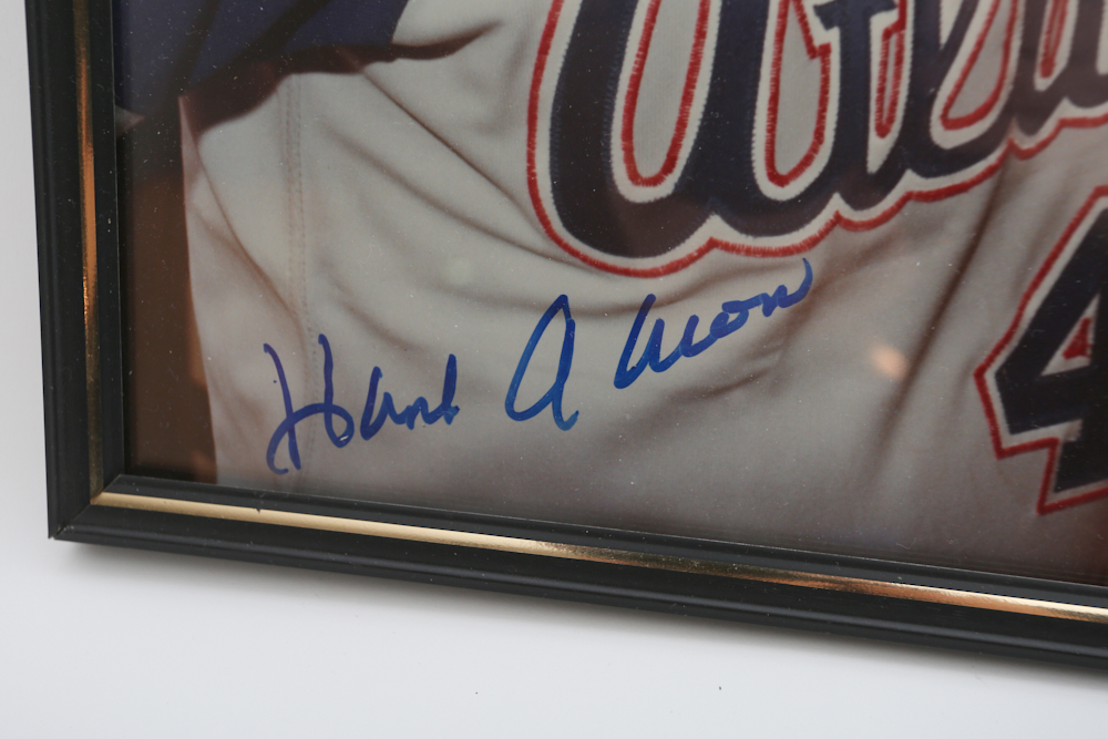 Authenticated Hank Aaron Autographed Photo