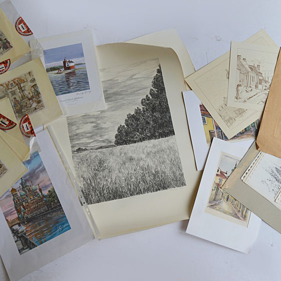 Numbered and Signed Prints, Historic Prints, Signed Russian Painting