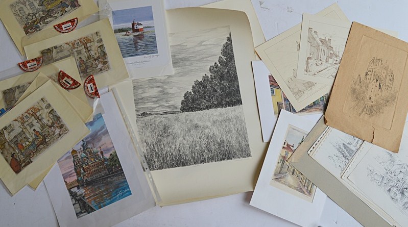 Numbered and Signed Prints, Historic Prints, Signed Russian Painting