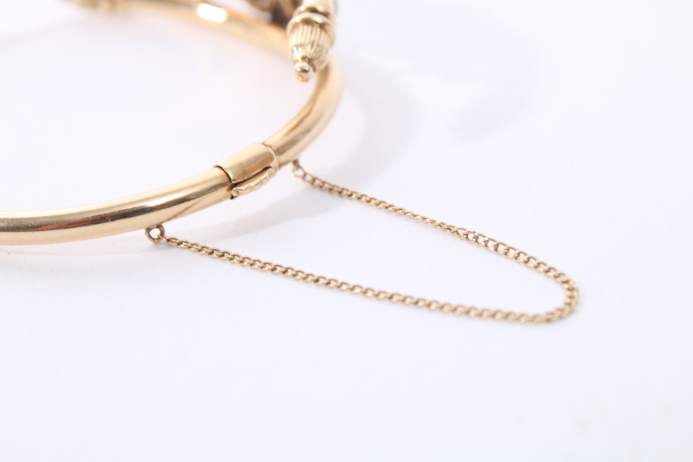 14K Gold Ruby and Pearl Bracelet