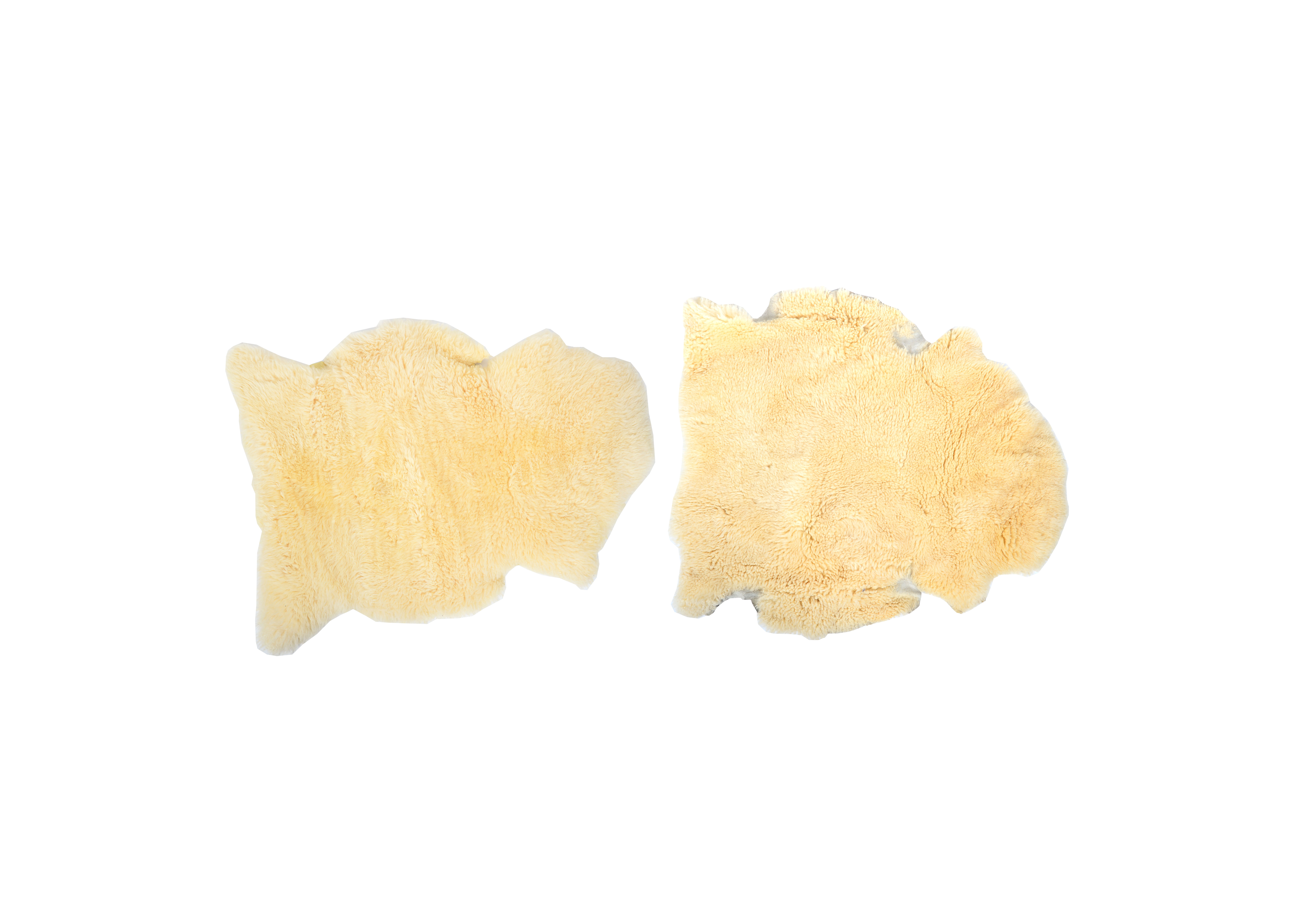 Pair of Sheepskin Rugs
