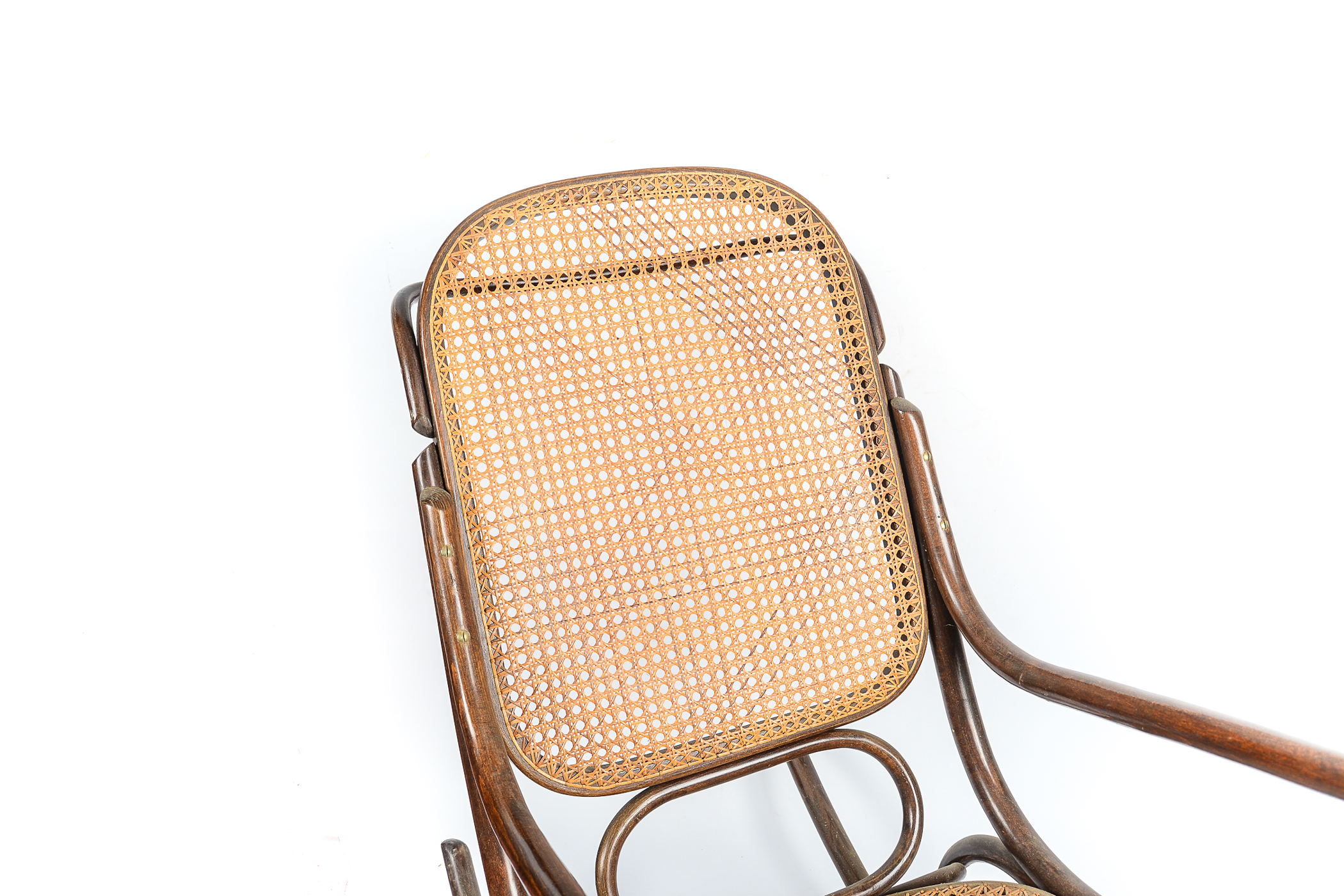 Bentwood Cane Seat Rocking Chair