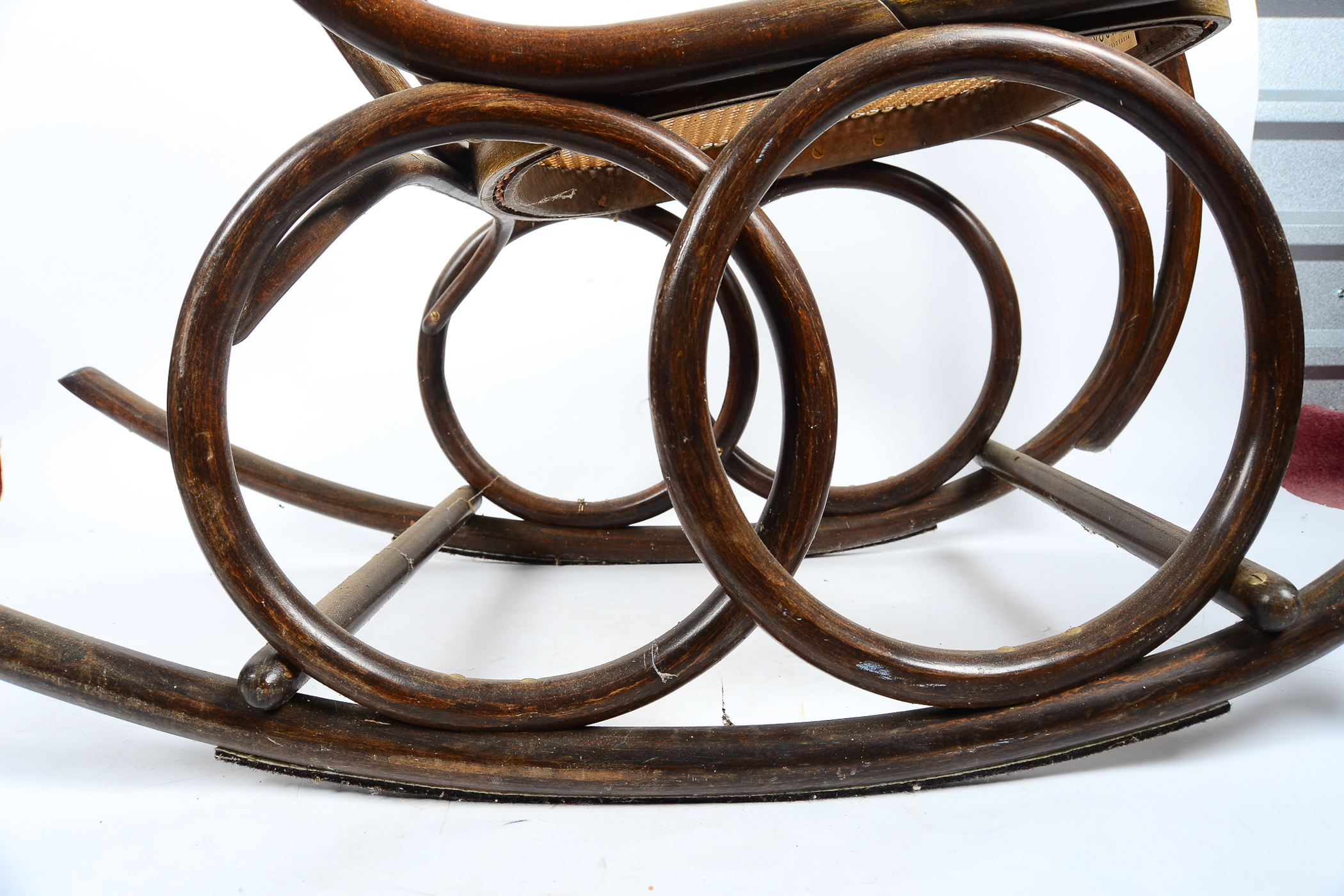 Bentwood Cane Seat Rocking Chair