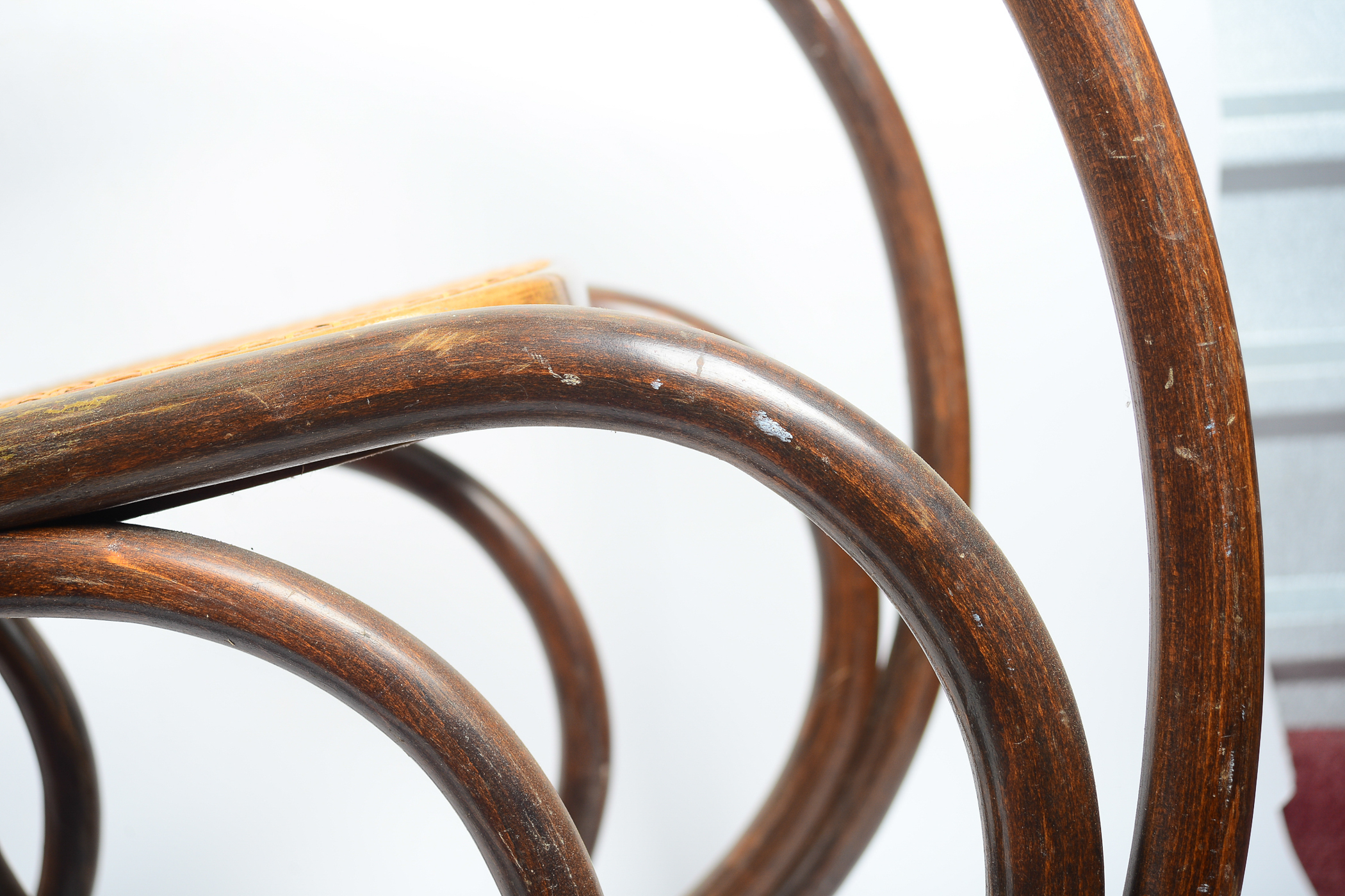 Bentwood Cane Seat Rocking Chair