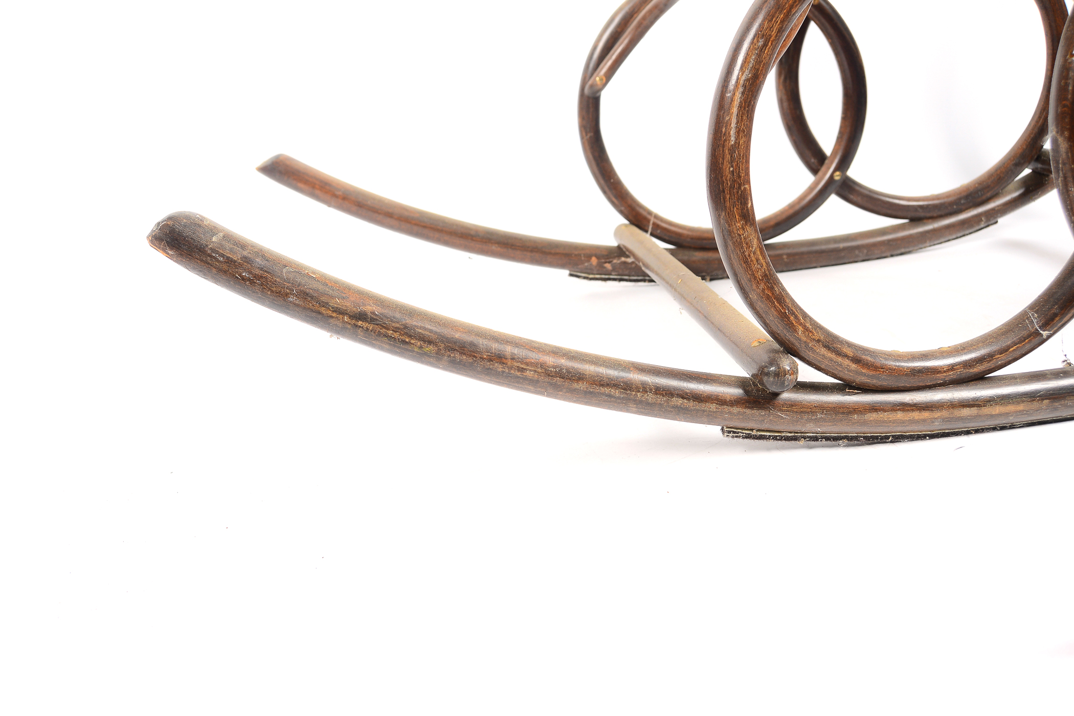 Bentwood Cane Seat Rocking Chair