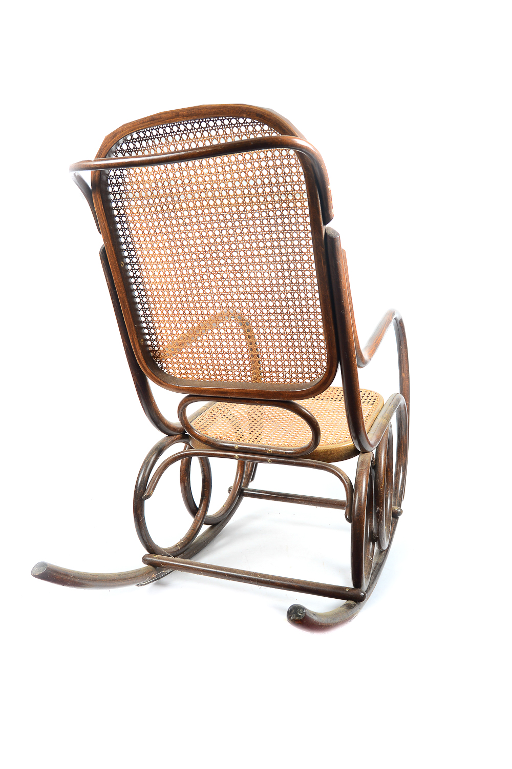 Bentwood Cane Seat Rocking Chair
