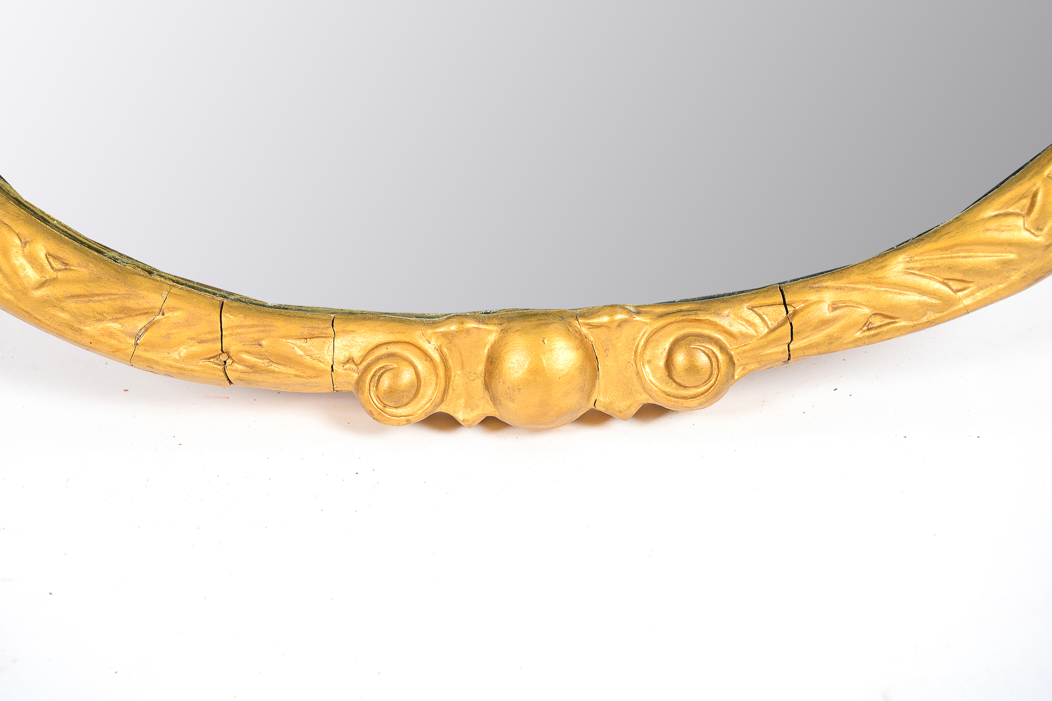 Antique Eagle Motif Gilt Mirror