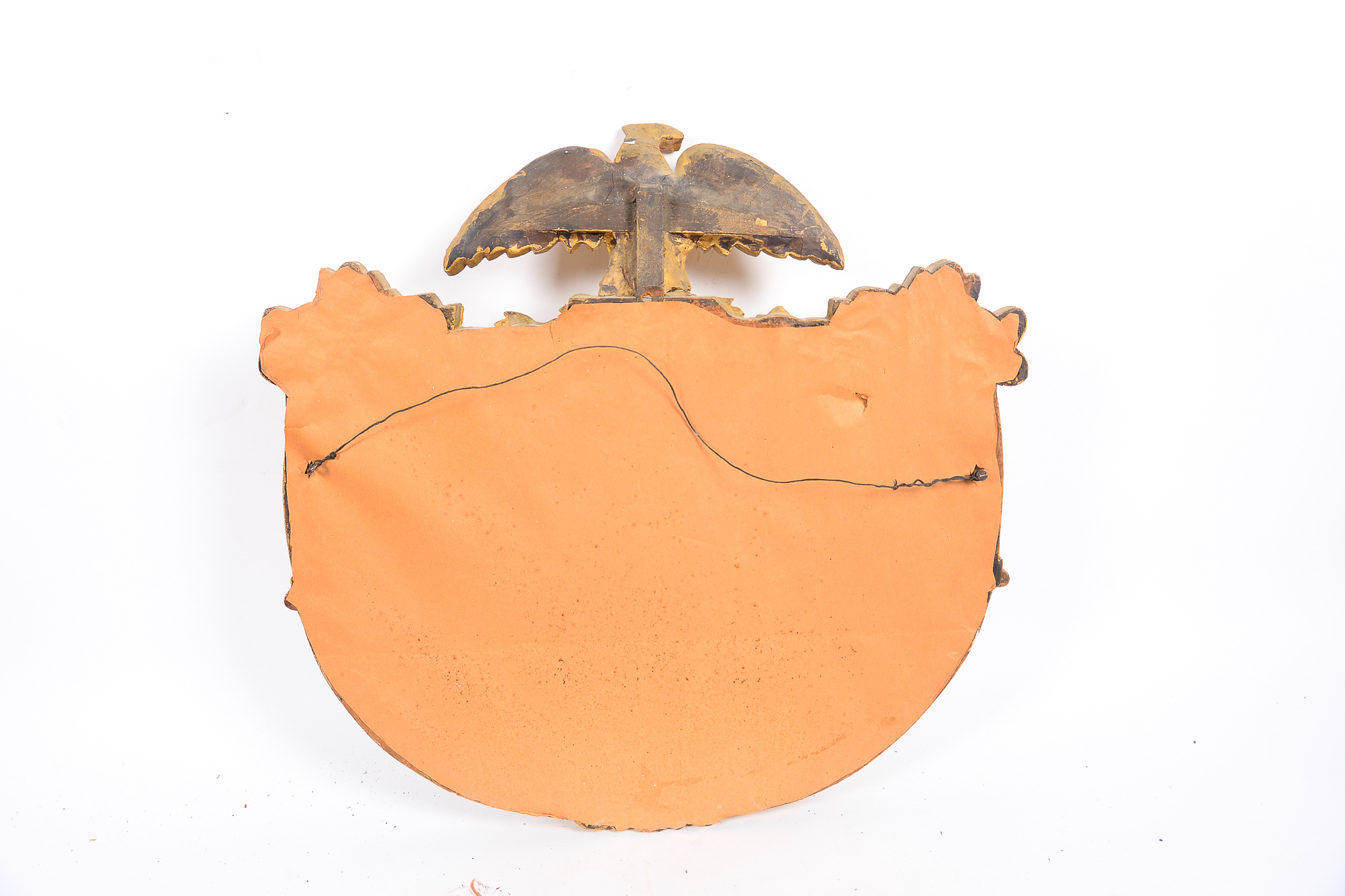 Antique Eagle Motif Gilt Mirror