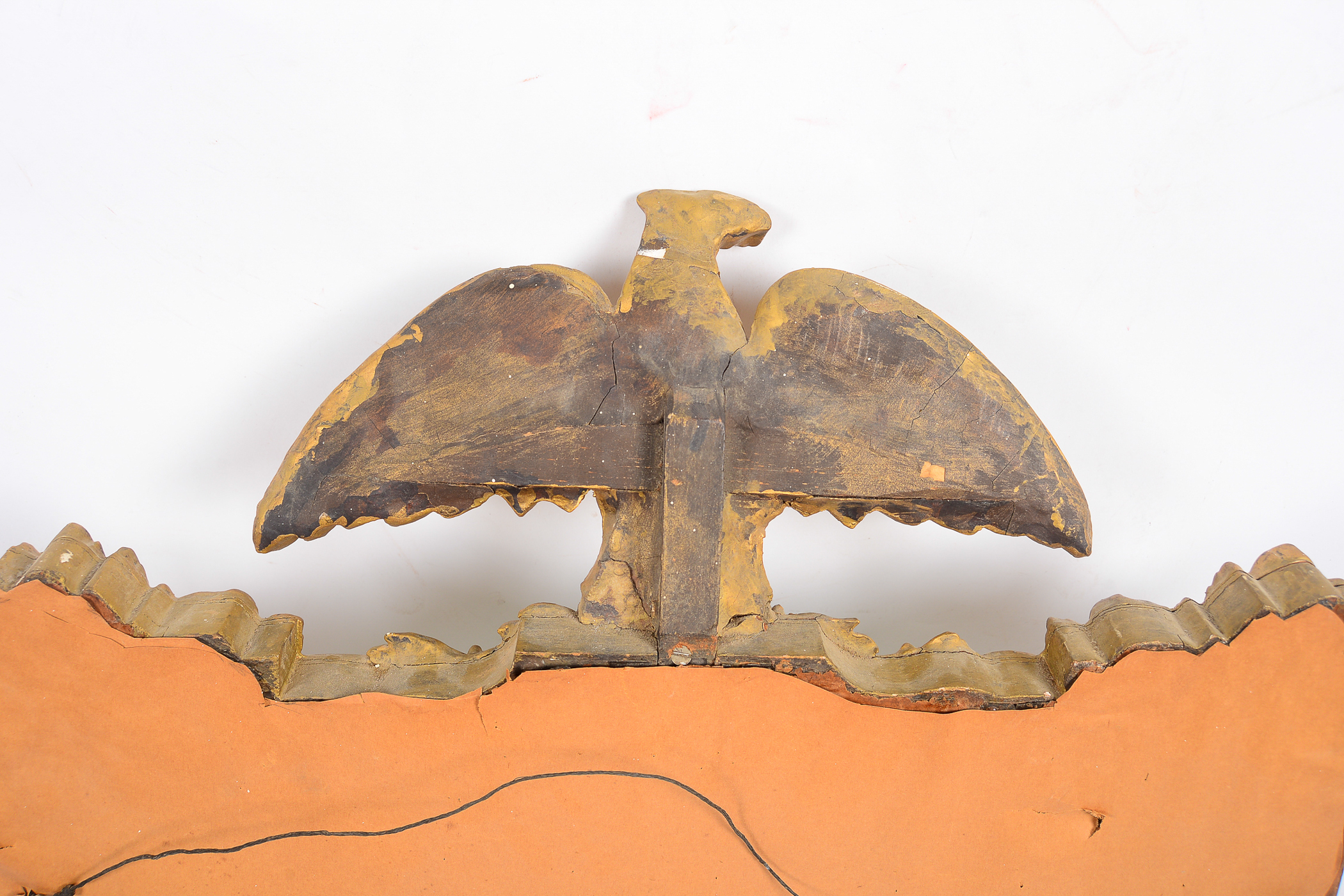 Antique Eagle Motif Gilt Mirror