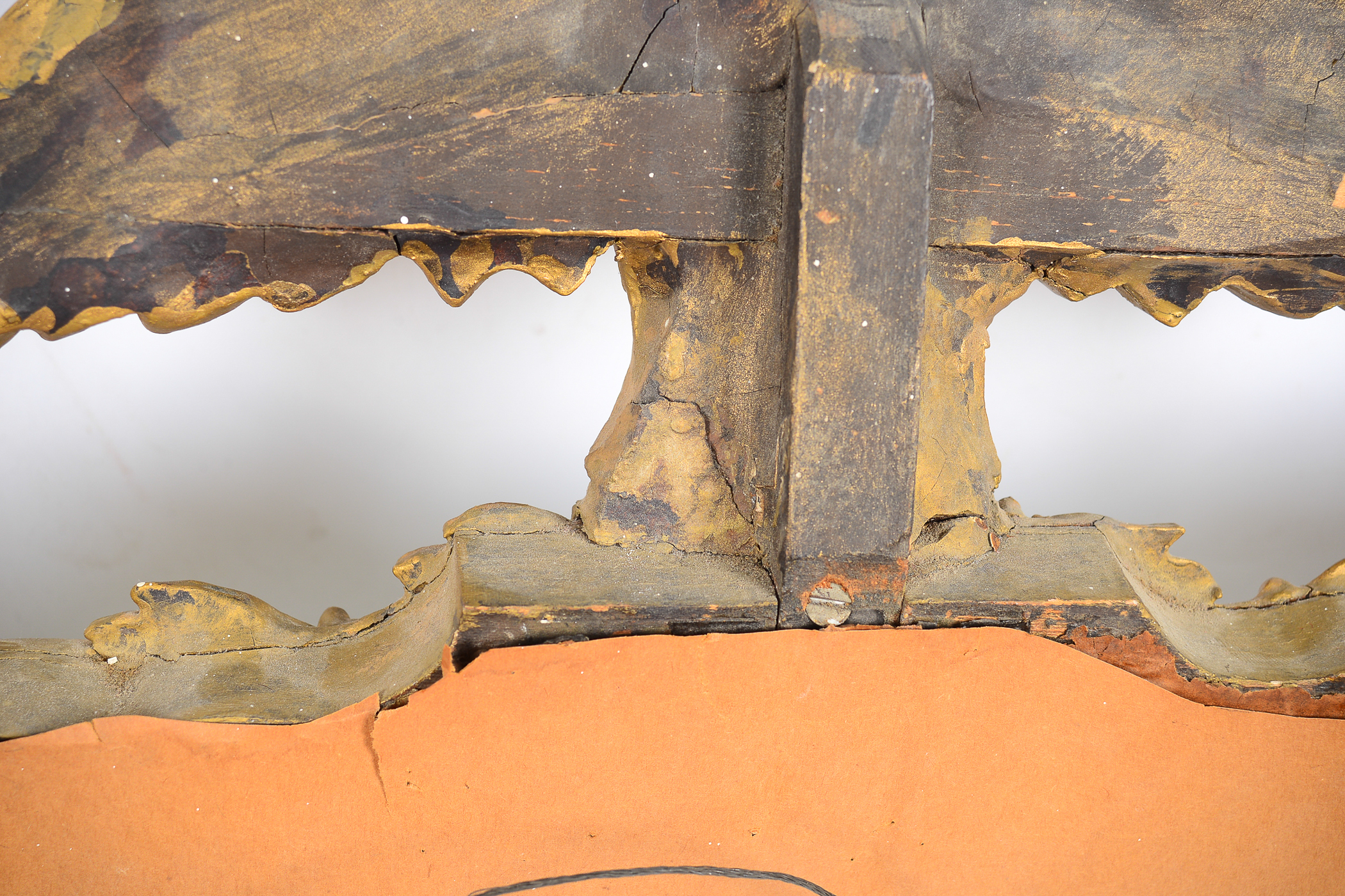 Antique Eagle Motif Gilt Mirror