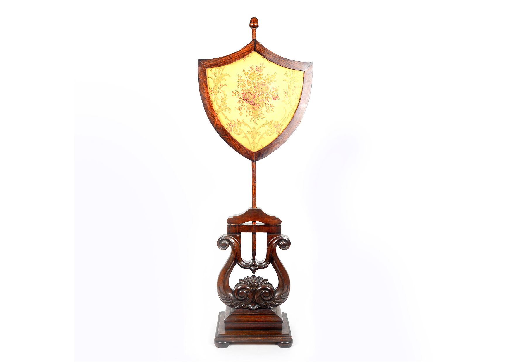 Antique Framed Crest on Stand