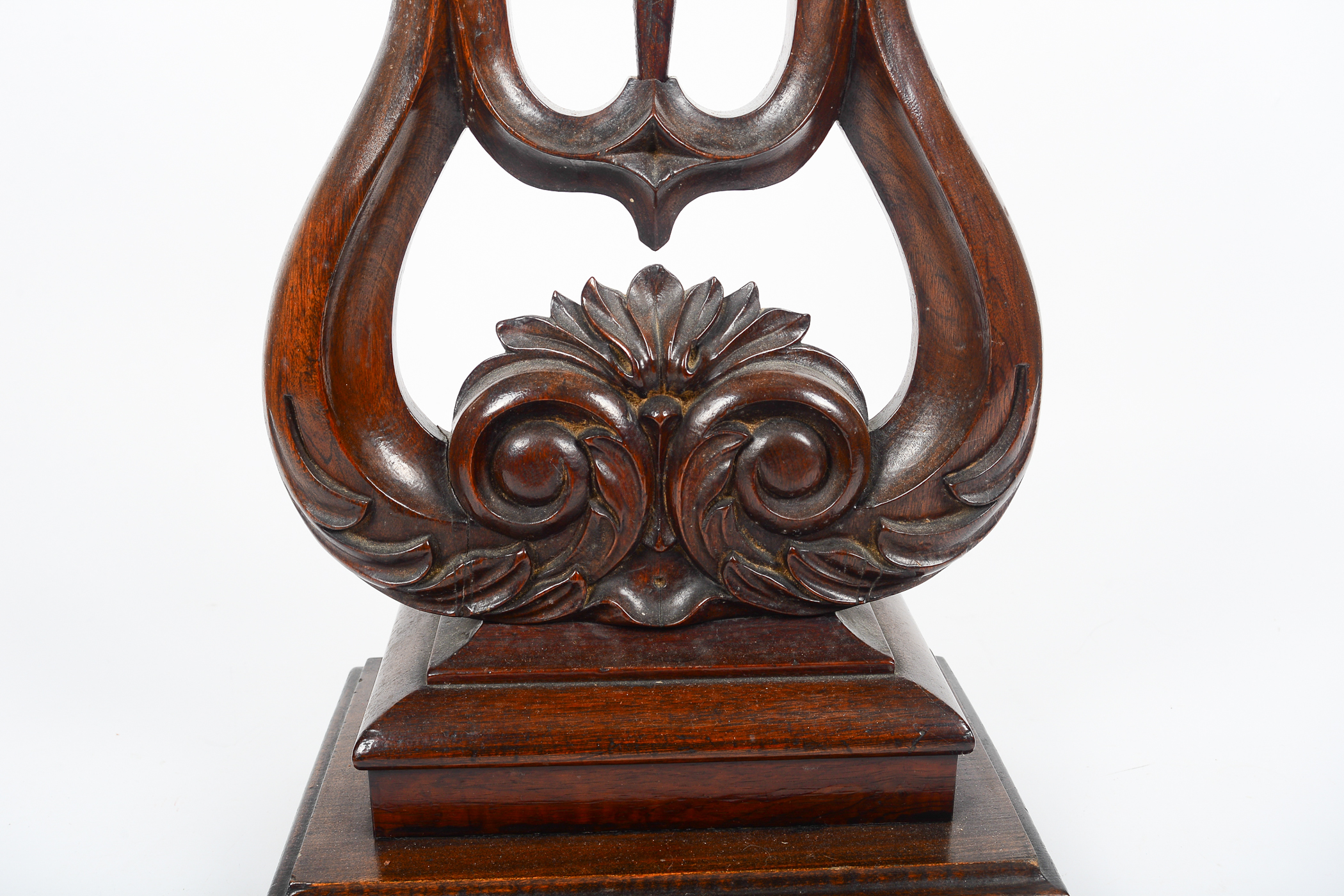 Antique Framed Crest on Stand