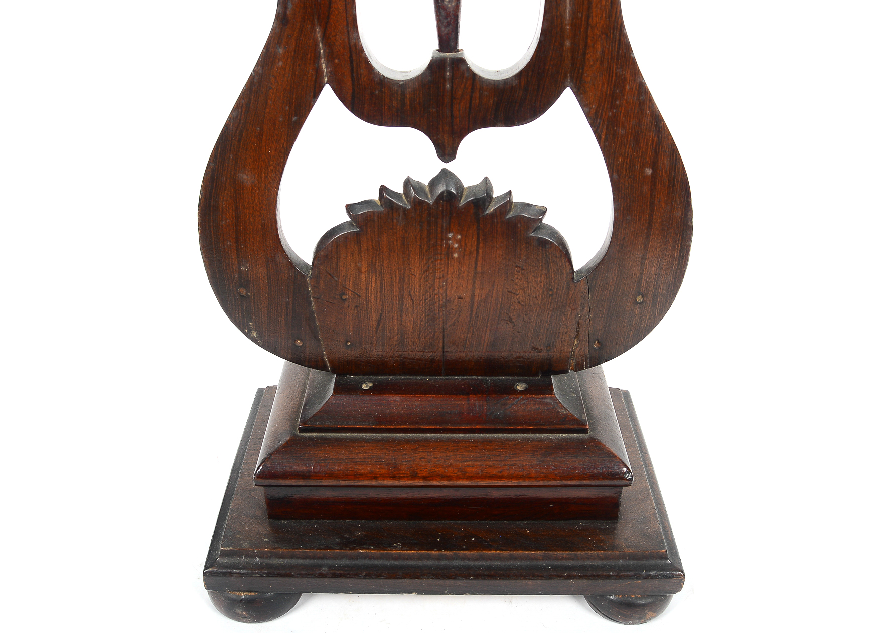 Antique Framed Crest on Stand