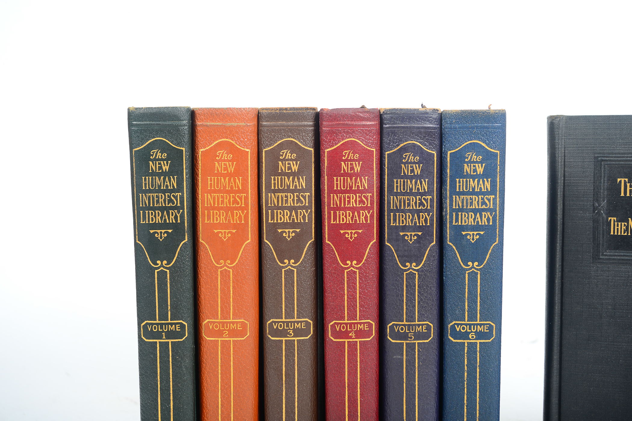 1928 "The New Human Interest Library" Six-Volume Set