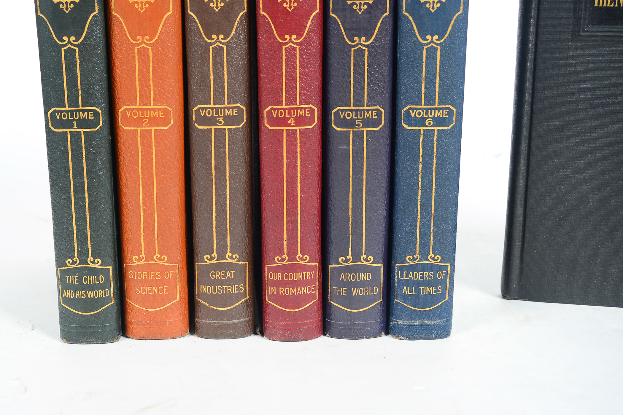1928 "The New Human Interest Library" Six-Volume Set