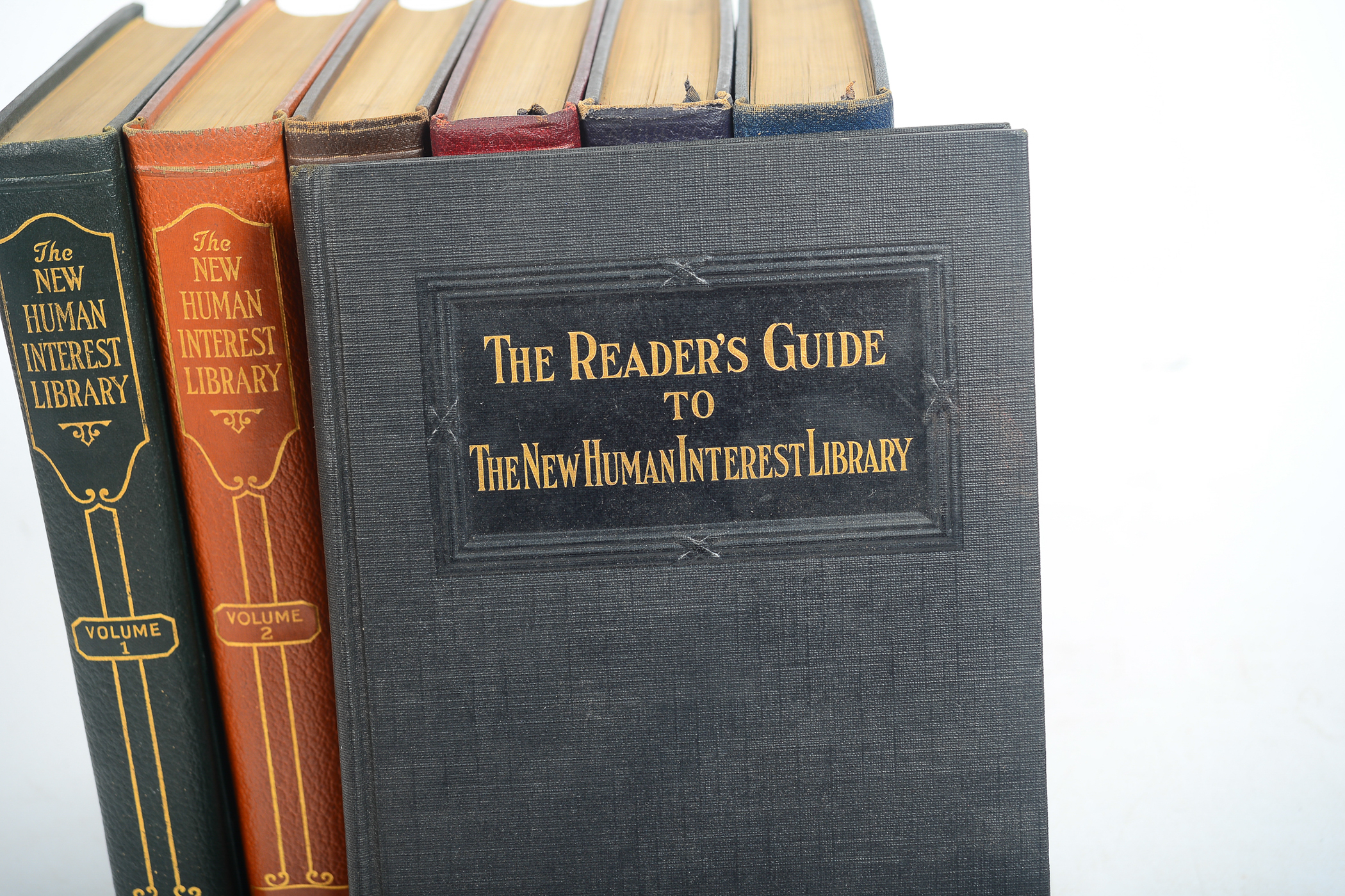 1928 "The New Human Interest Library" Six-Volume Set