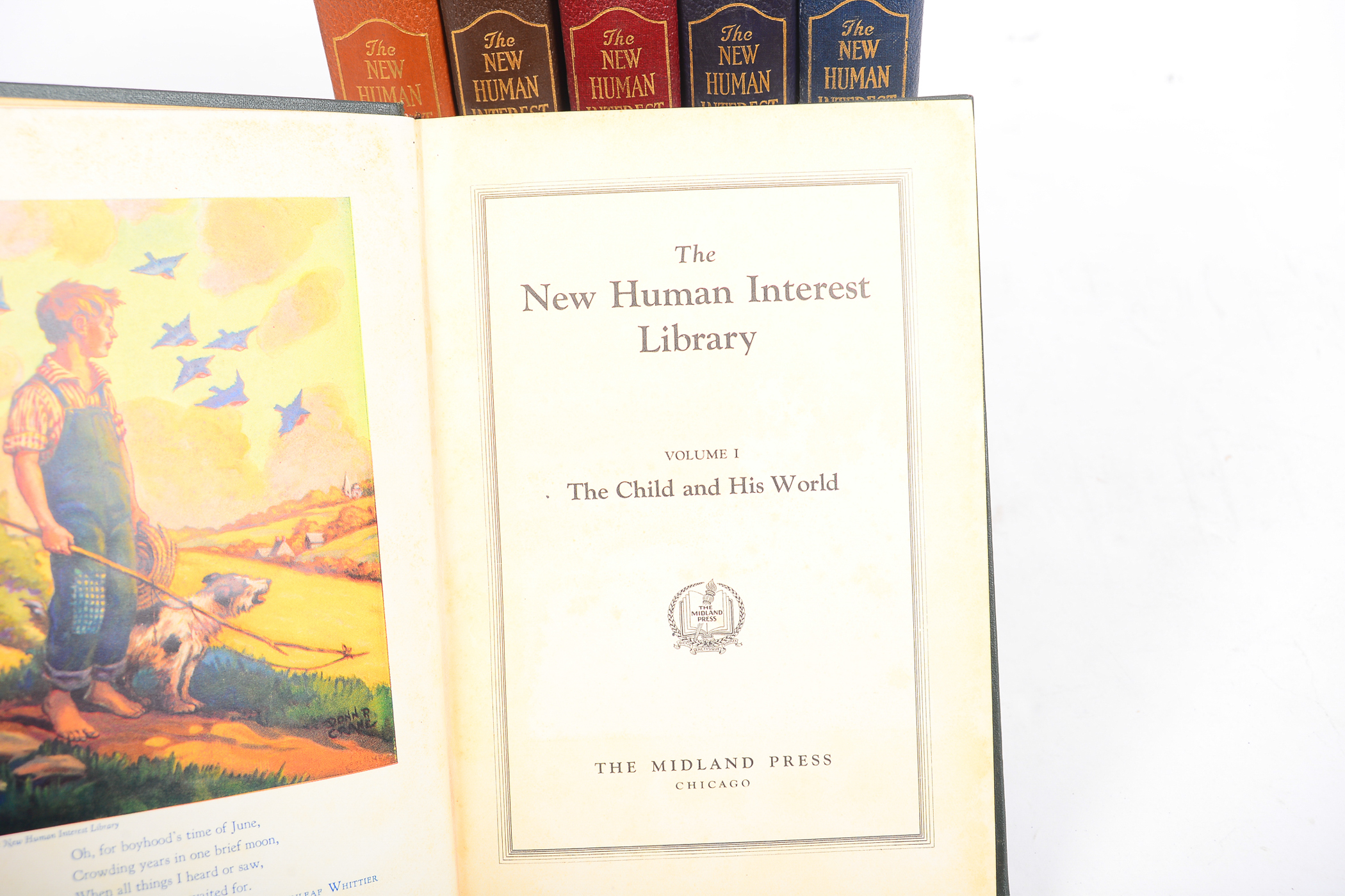 1928 "The New Human Interest Library" Six-Volume Set