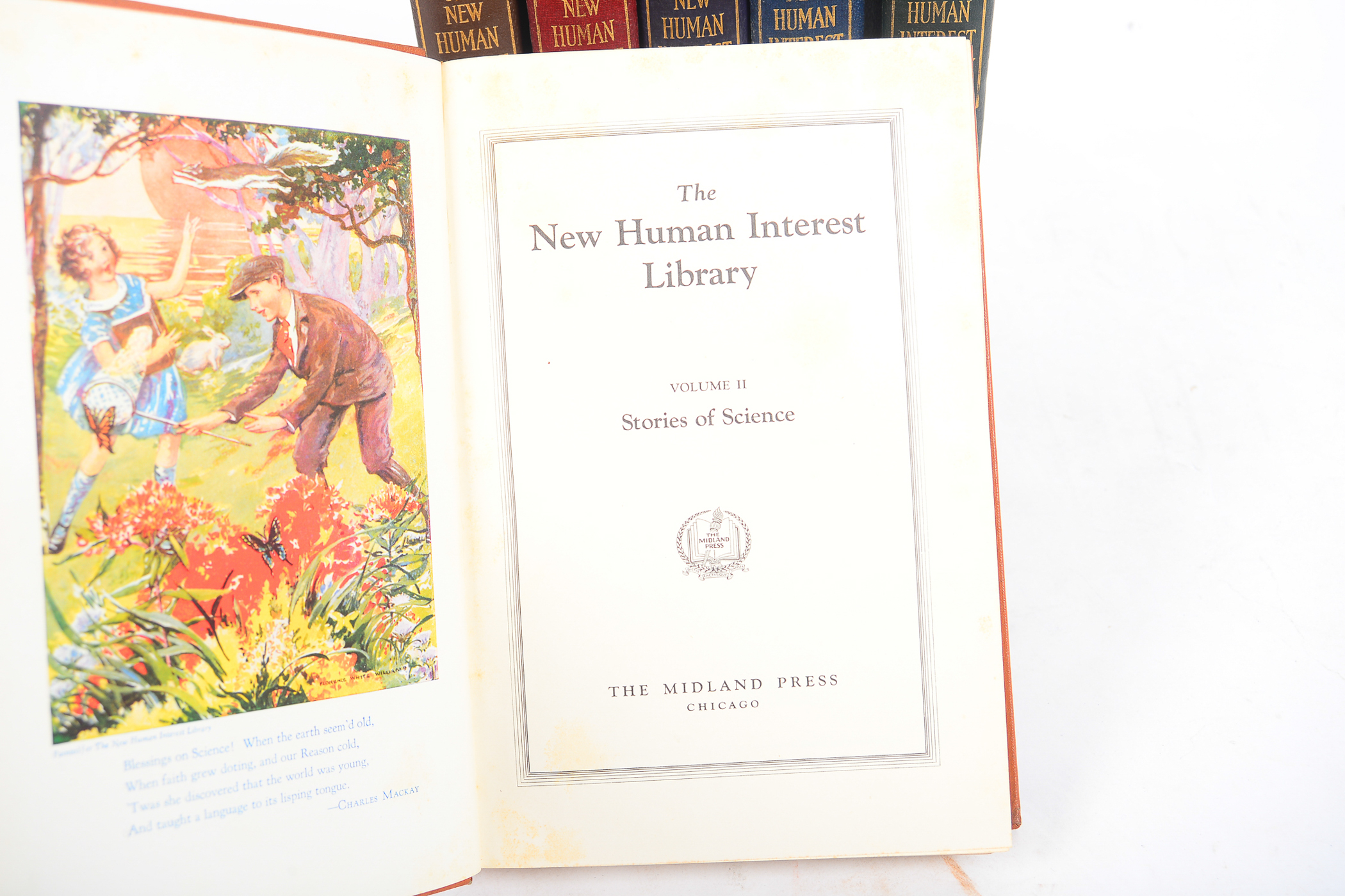 1928 "The New Human Interest Library" Six-Volume Set