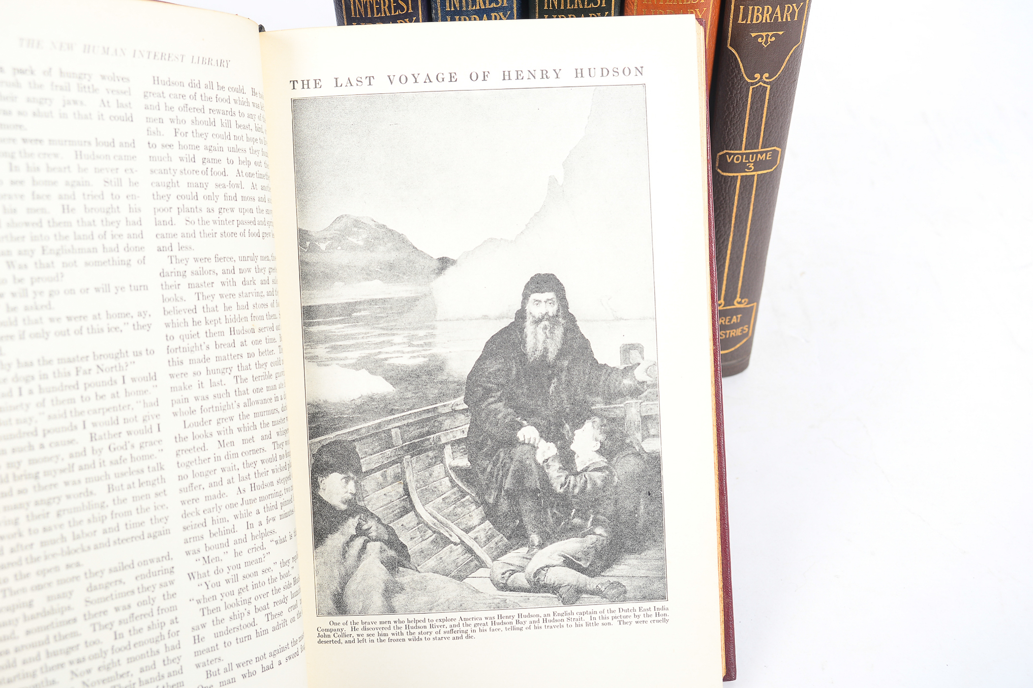 1928 "The New Human Interest Library" Six-Volume Set