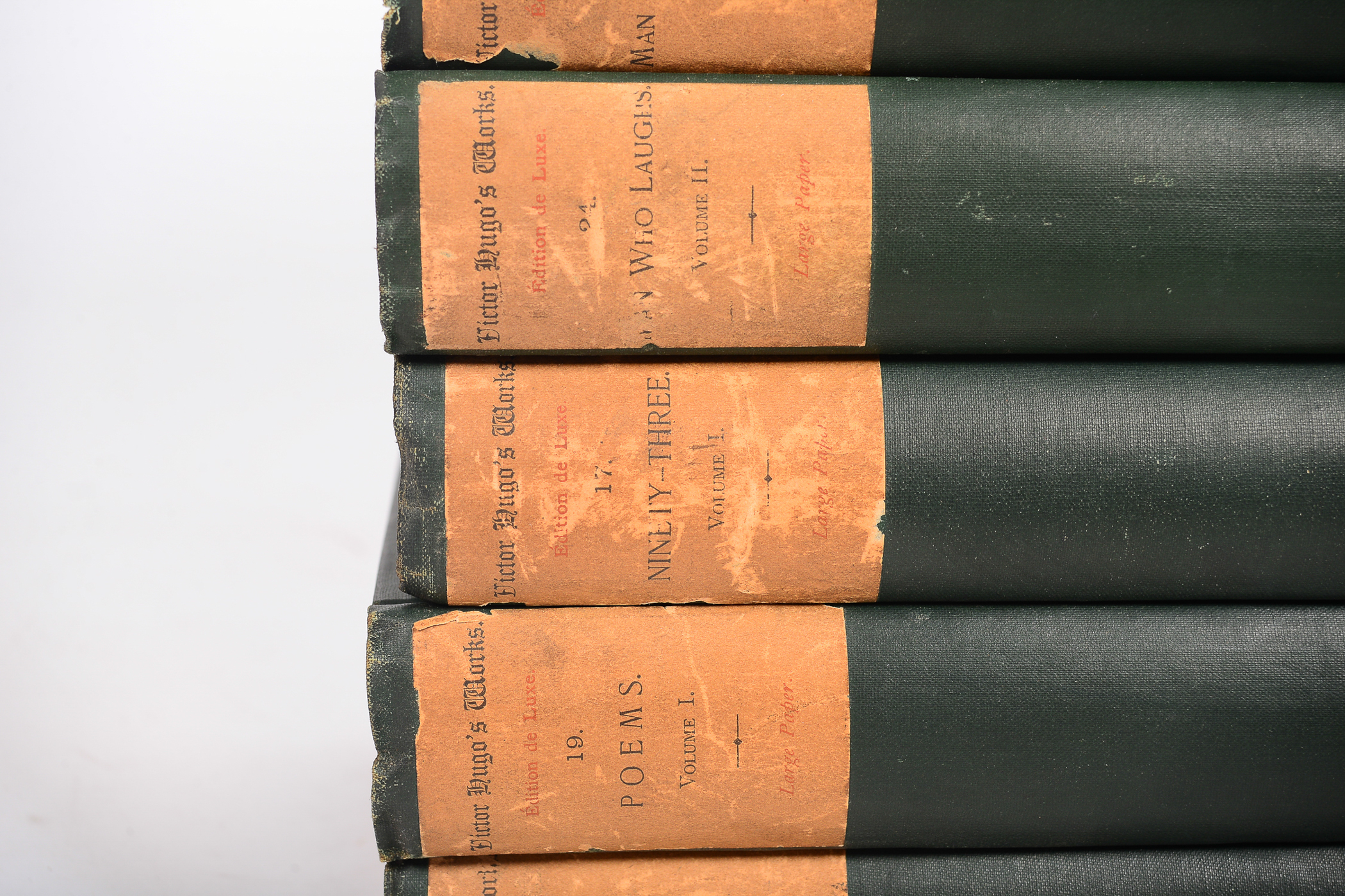 Antique Thirty-Volume Set of "Victor Hugo's Works"