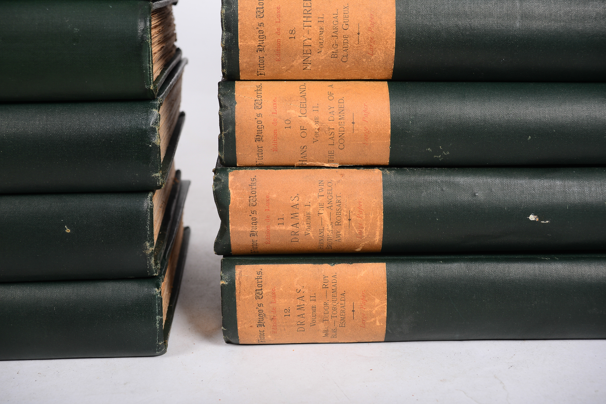 Antique Thirty-Volume Set of "Victor Hugo's Works"