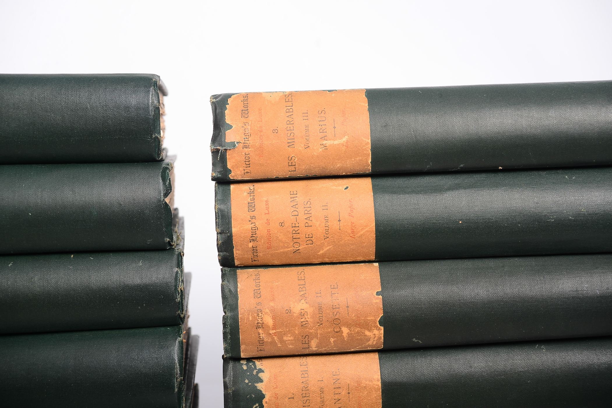 Antique Thirty-Volume Set of "Victor Hugo's Works"